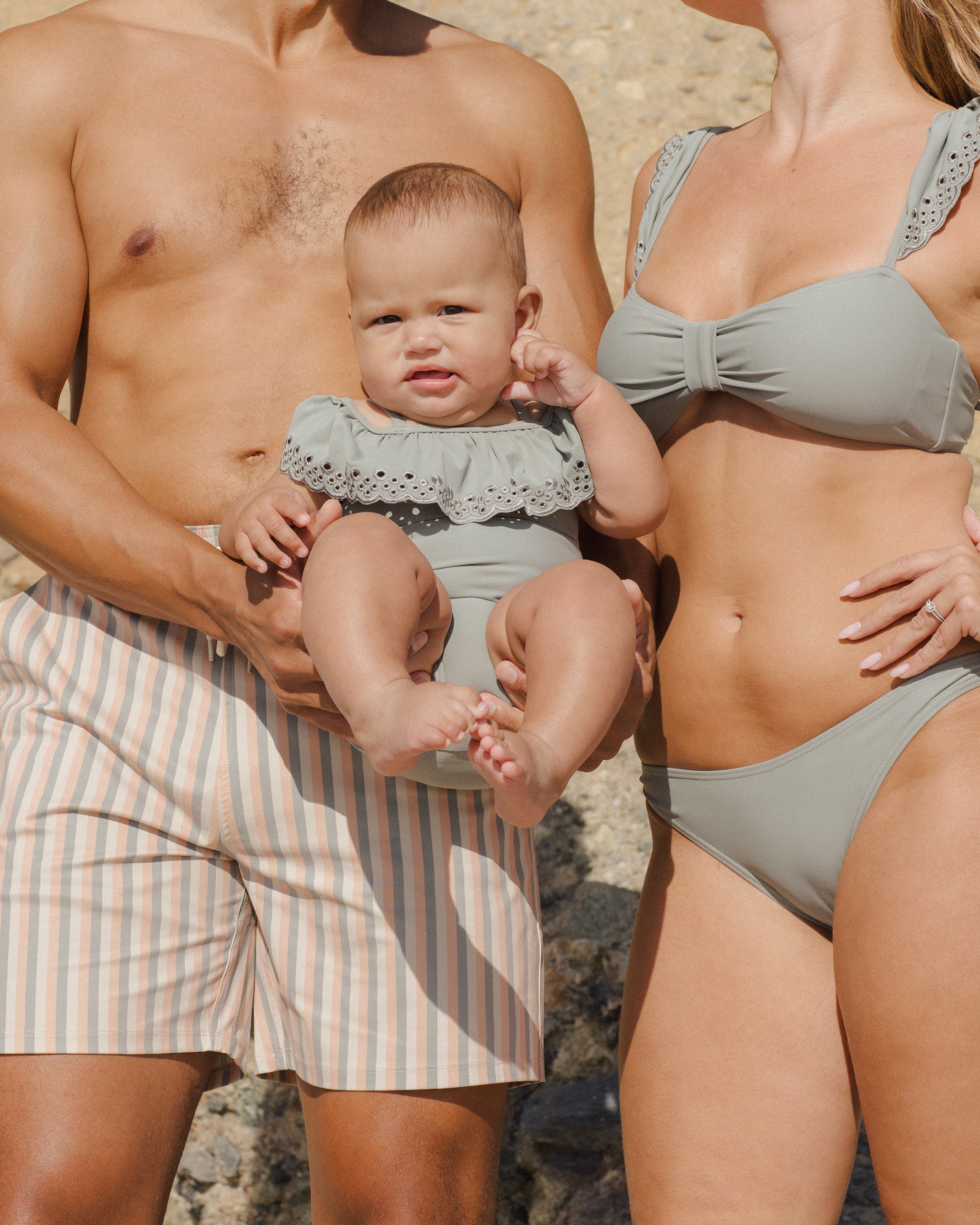 Rylee + Cru Flower Field Knotted Bikini