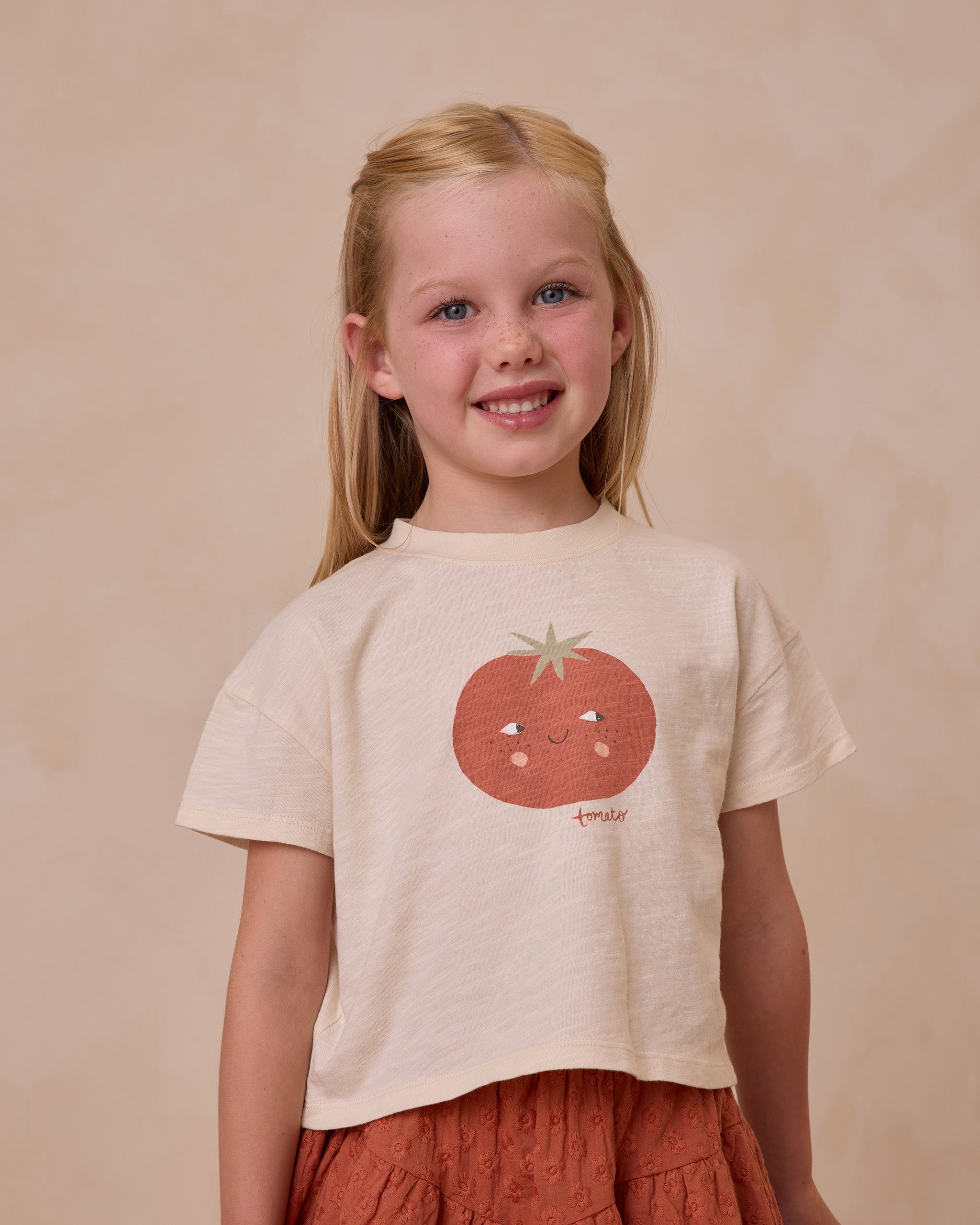 Boxy Tee || Tomato – Rylee + Cru Japan