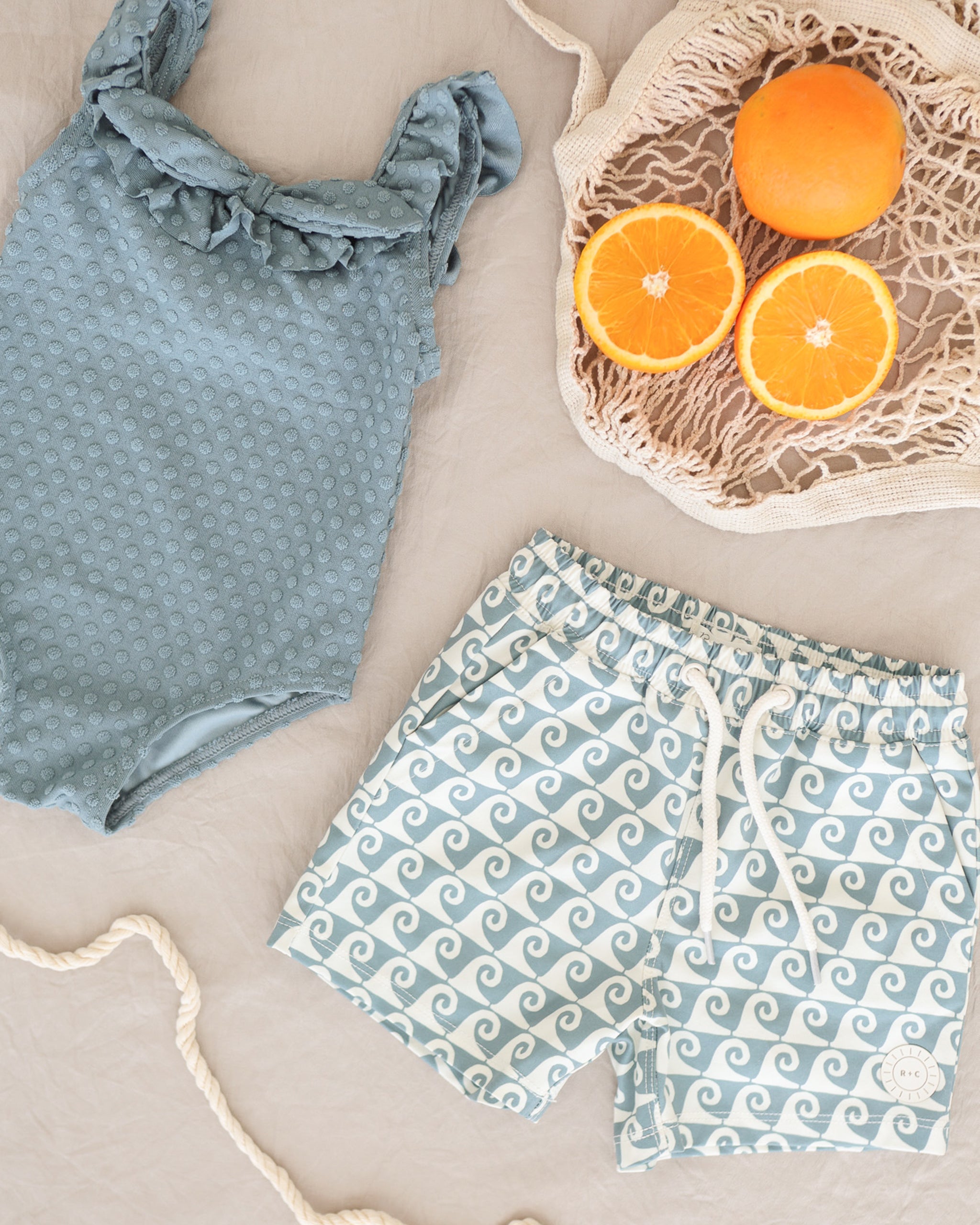 Rylee + Cru ライリーアンドクルー ベビー服 子供服 ジアナ ワンピース オーシャン