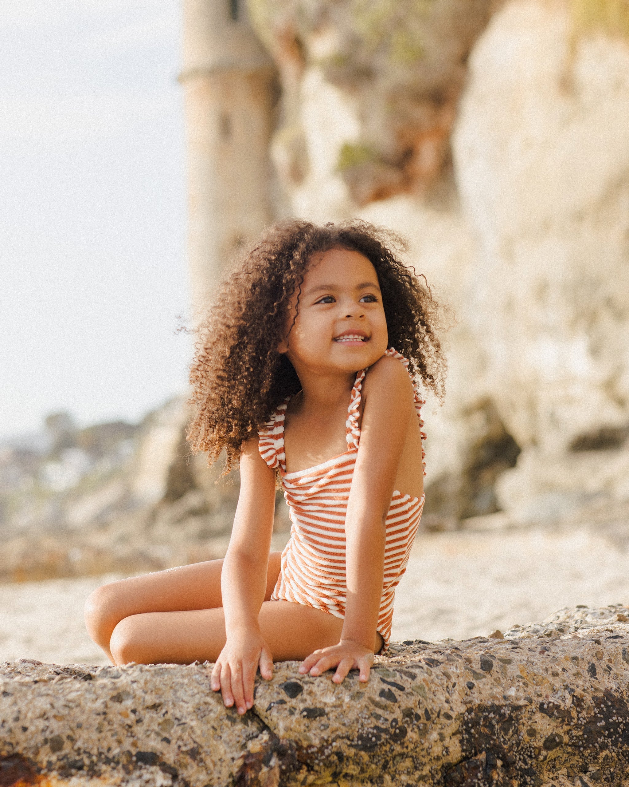 ポジターノ ワンピース ポピーストライプ ポピー