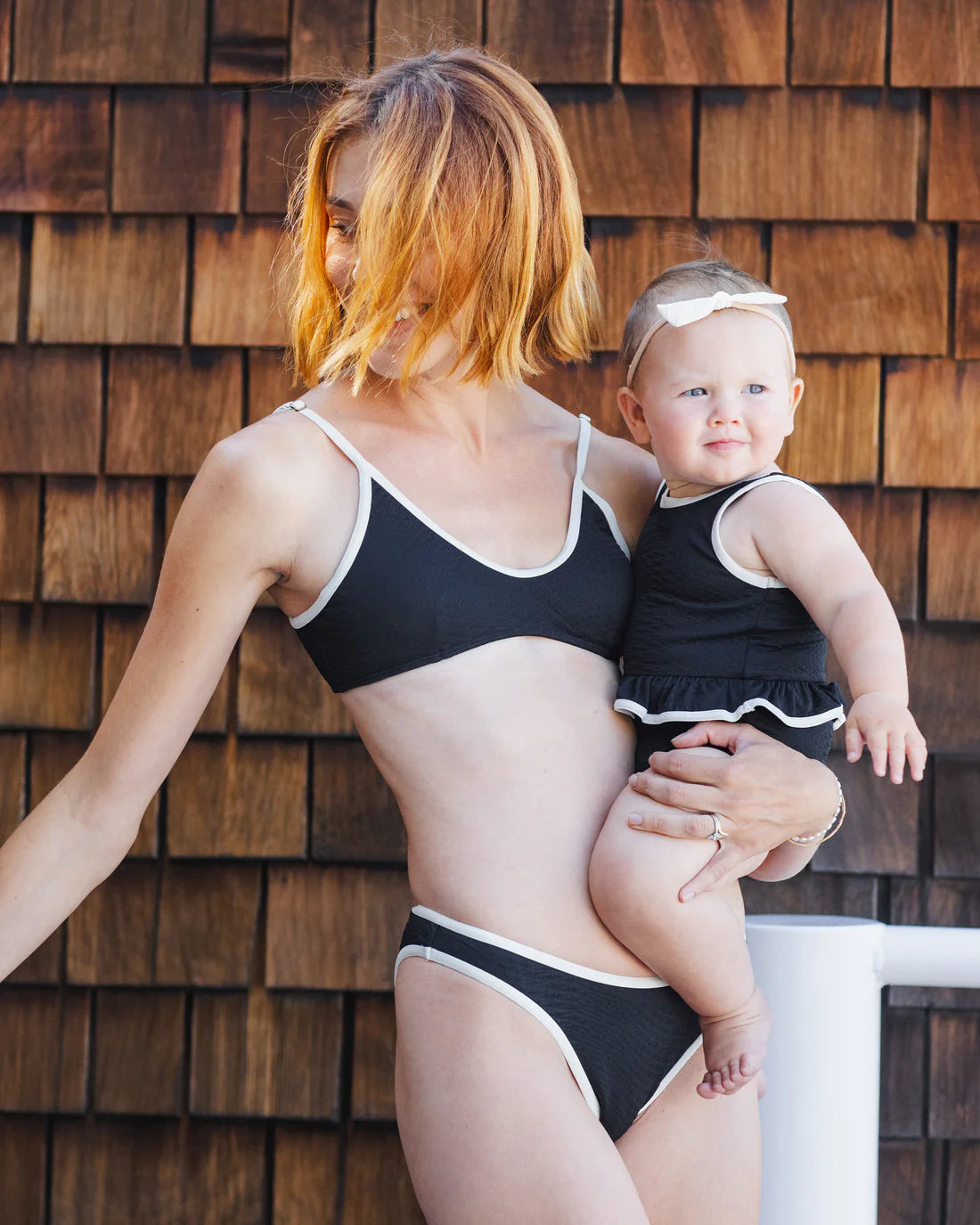 Skirted One-Piece Black