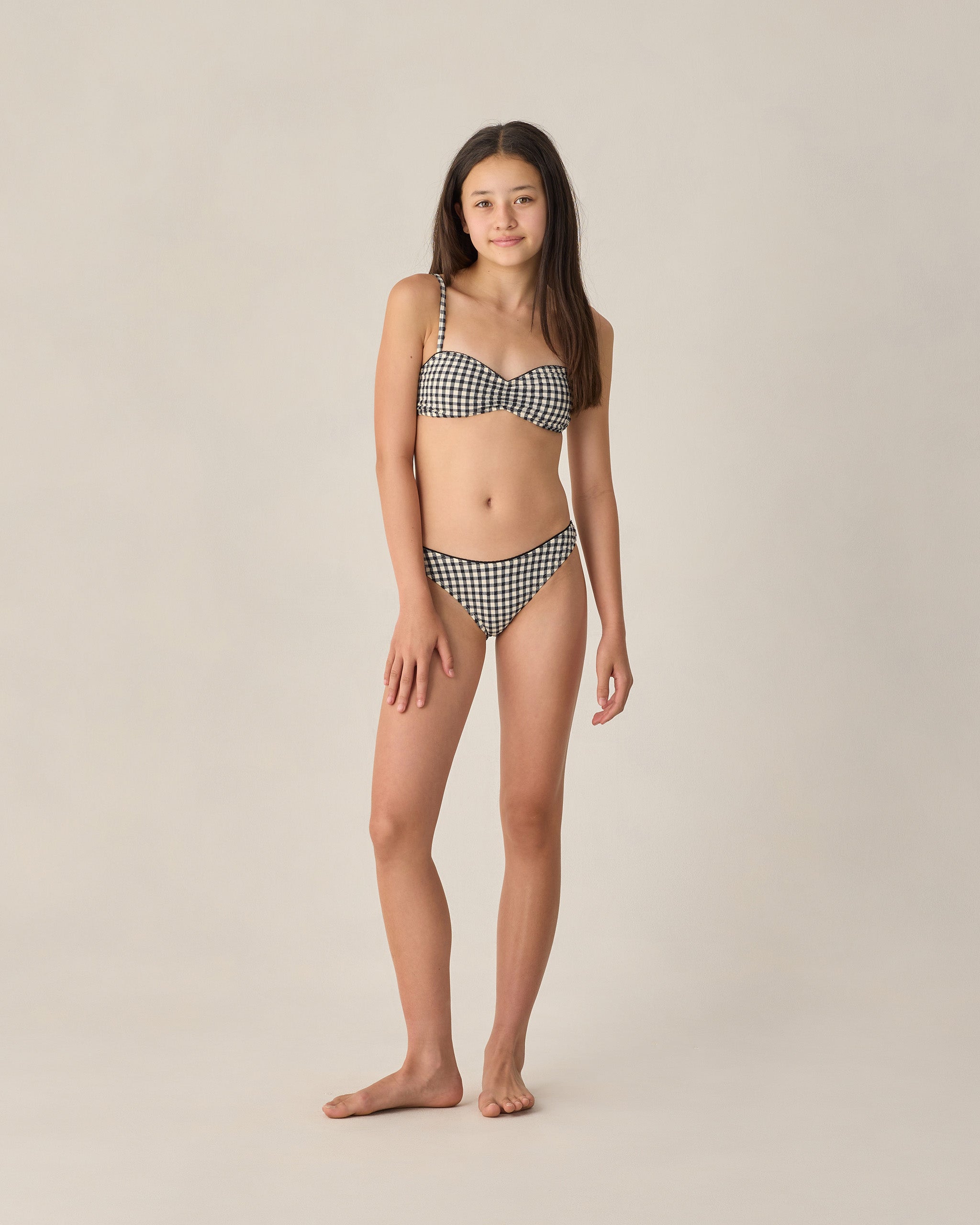 Teen Cardiff Bikini Set Black Gingham – Rylee + Cru Japan