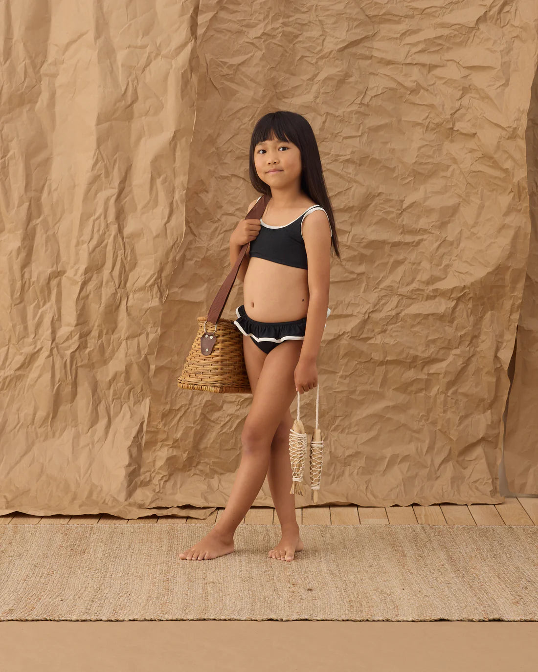 Daisy Bikini Black