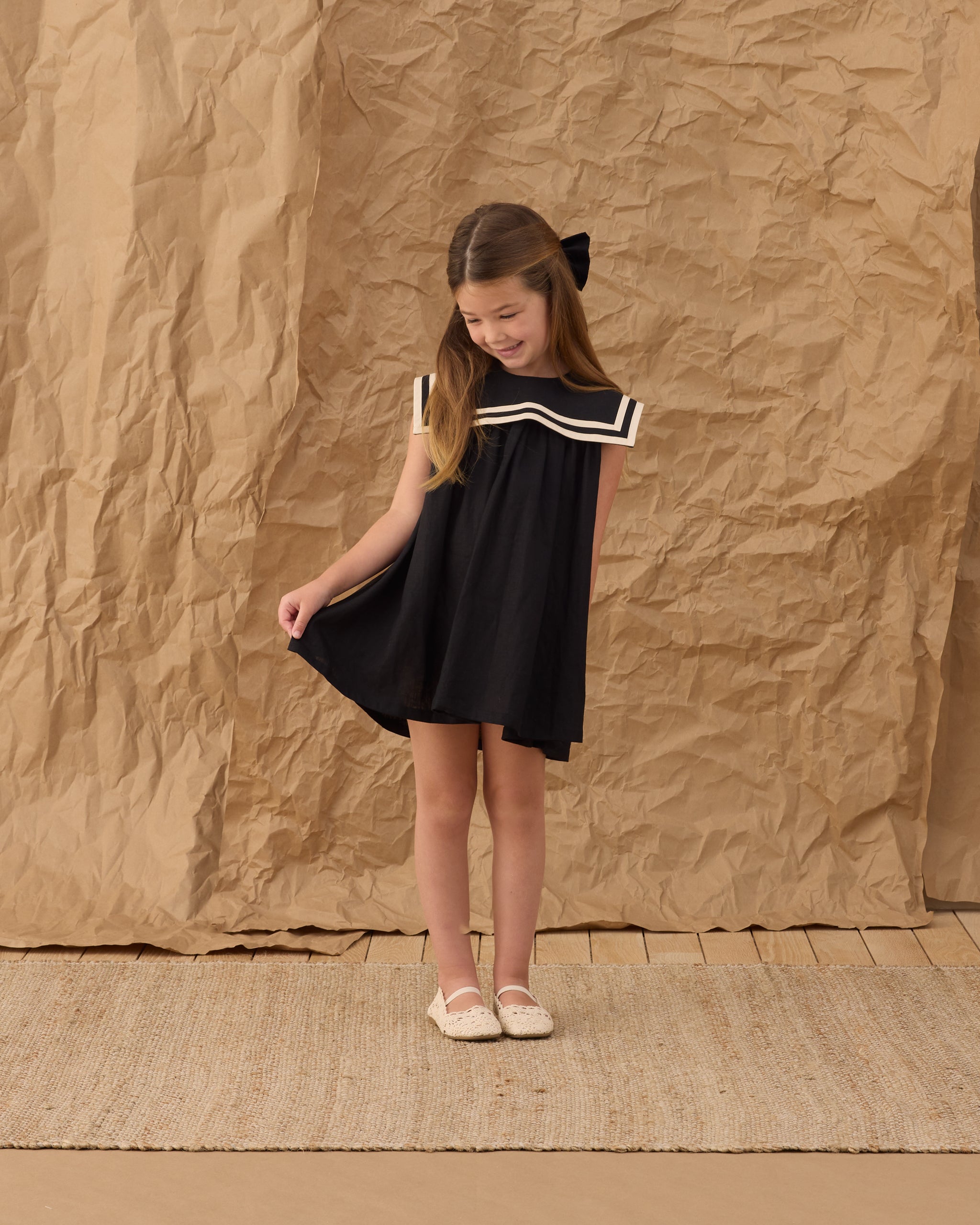 Rylee + Cru ライリーアンドクルー ベビー服 子供服 セーラードレス　ブラック