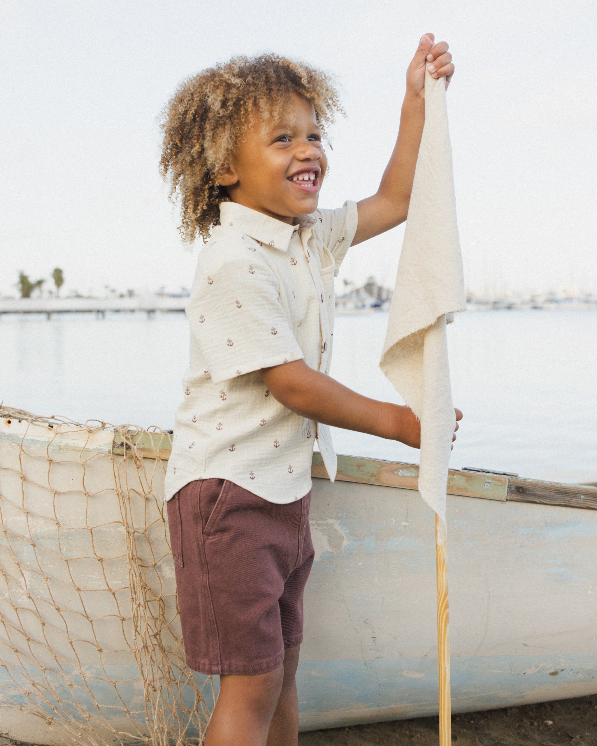 Rylee + Cru ライリーアンドクルー ベビー服 子供服 ペリーショート　チョコレート