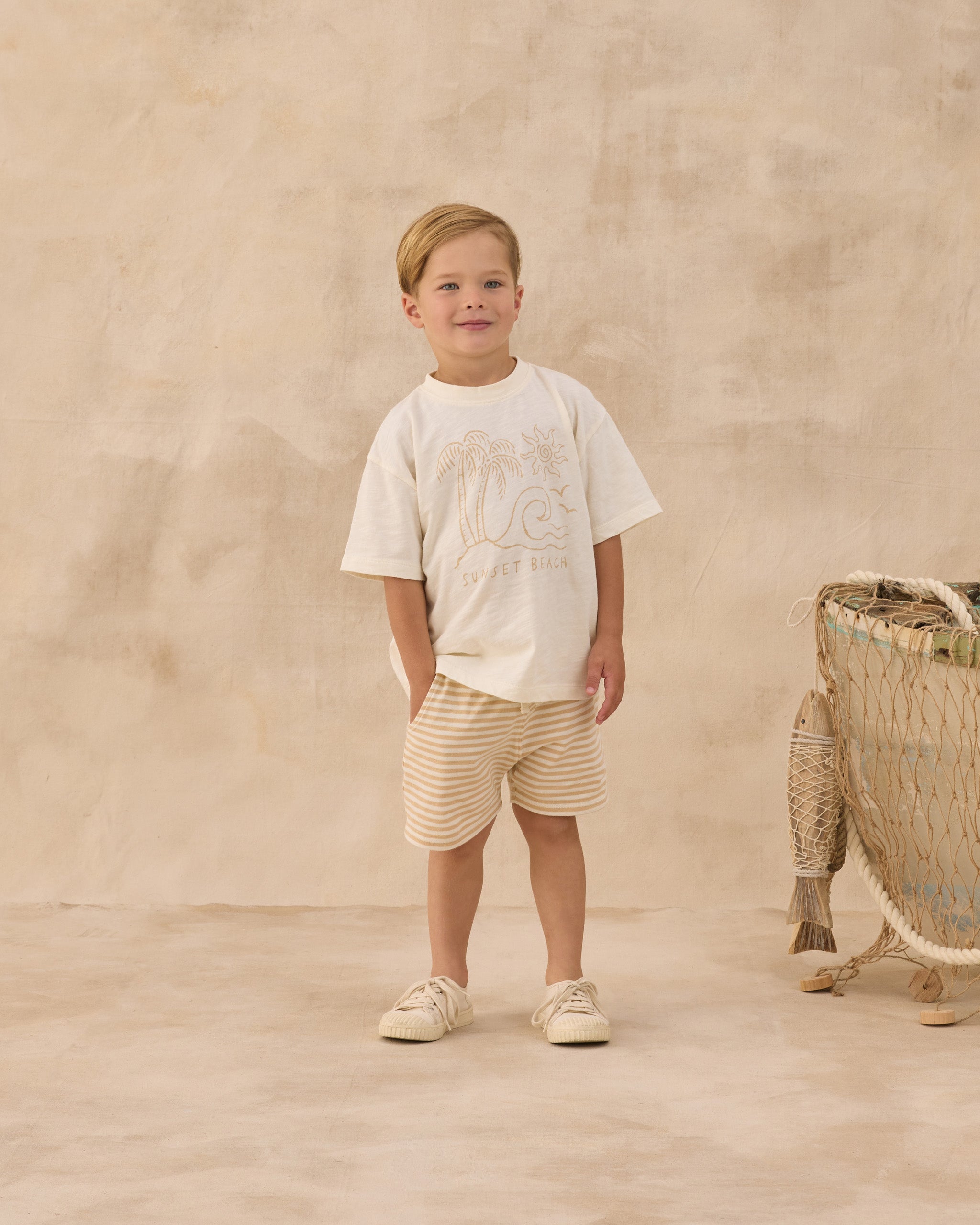 Rylee + Cru ライリーアンドクルー ベビー服 子供服 リラックスTシャツ　サンセット