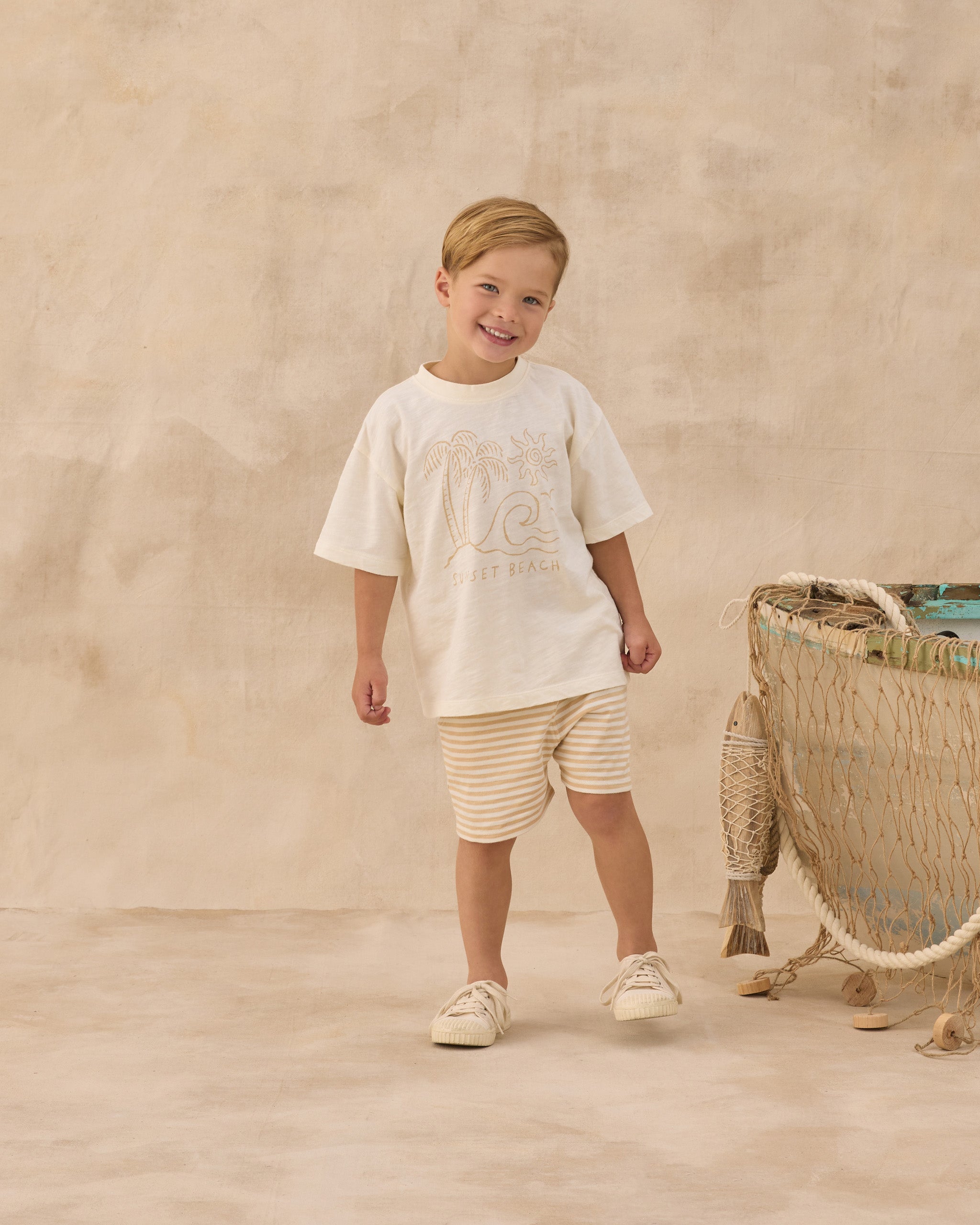 Rylee + Cru ライリーアンドクルー ベビー服 子供服 リラックスTシャツ　サンセット