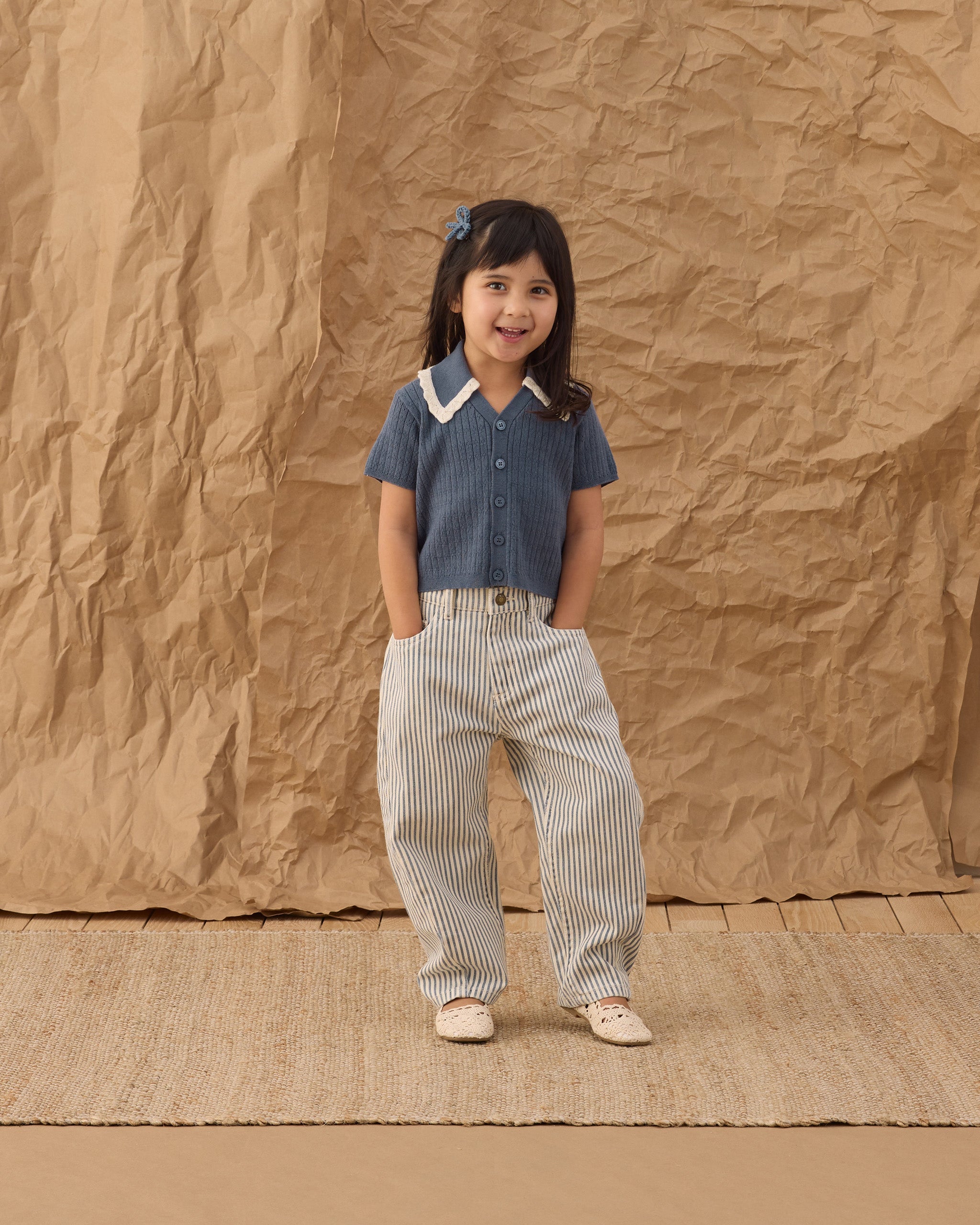 Rylee + Cru ライリーアンドクルー ベビー服 子供服 スローン ニットトップ　マリン