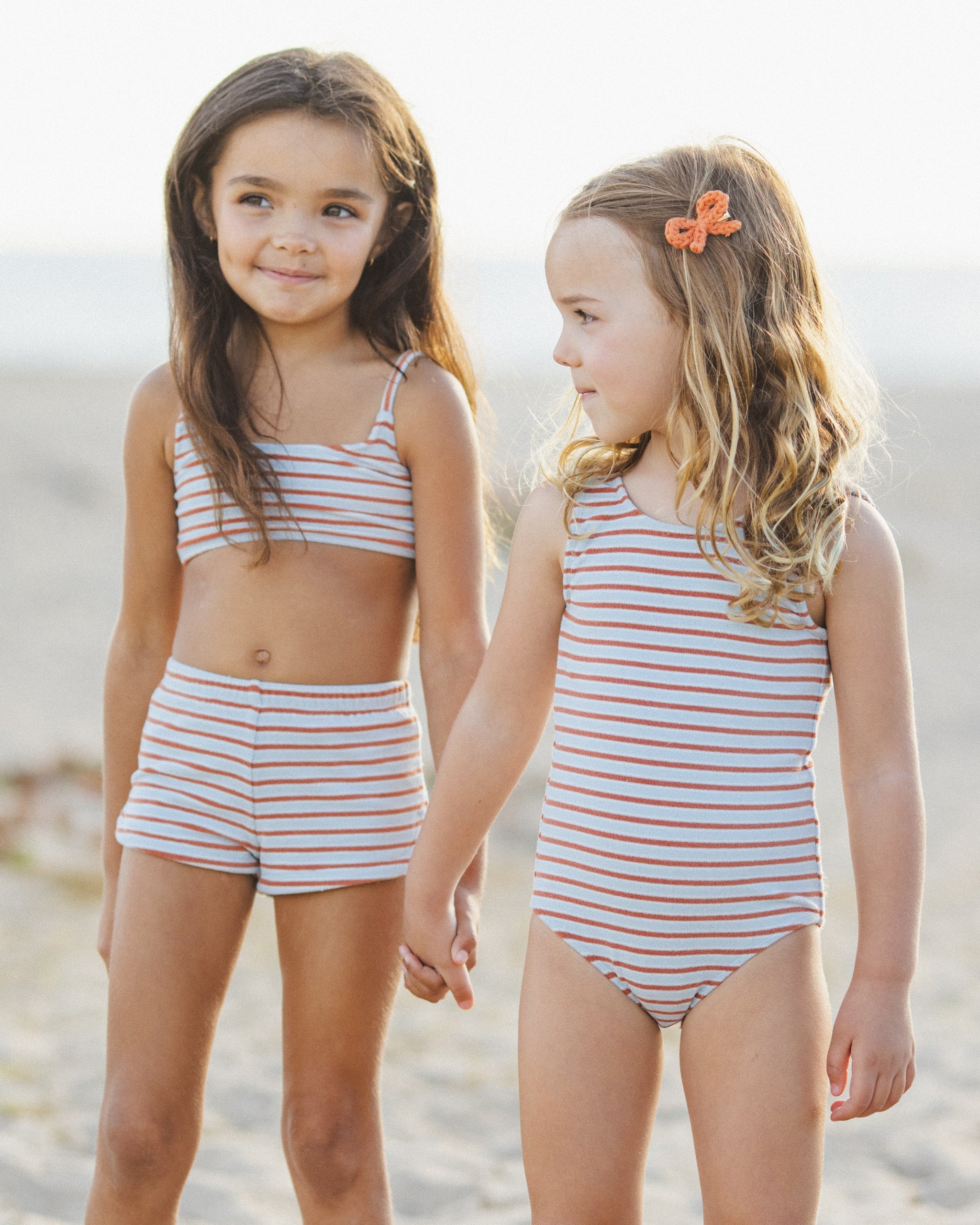 Rylee + Cru ライリーアンドクルー ベビー服 子供服 クロシェボウクリップ　ポピー