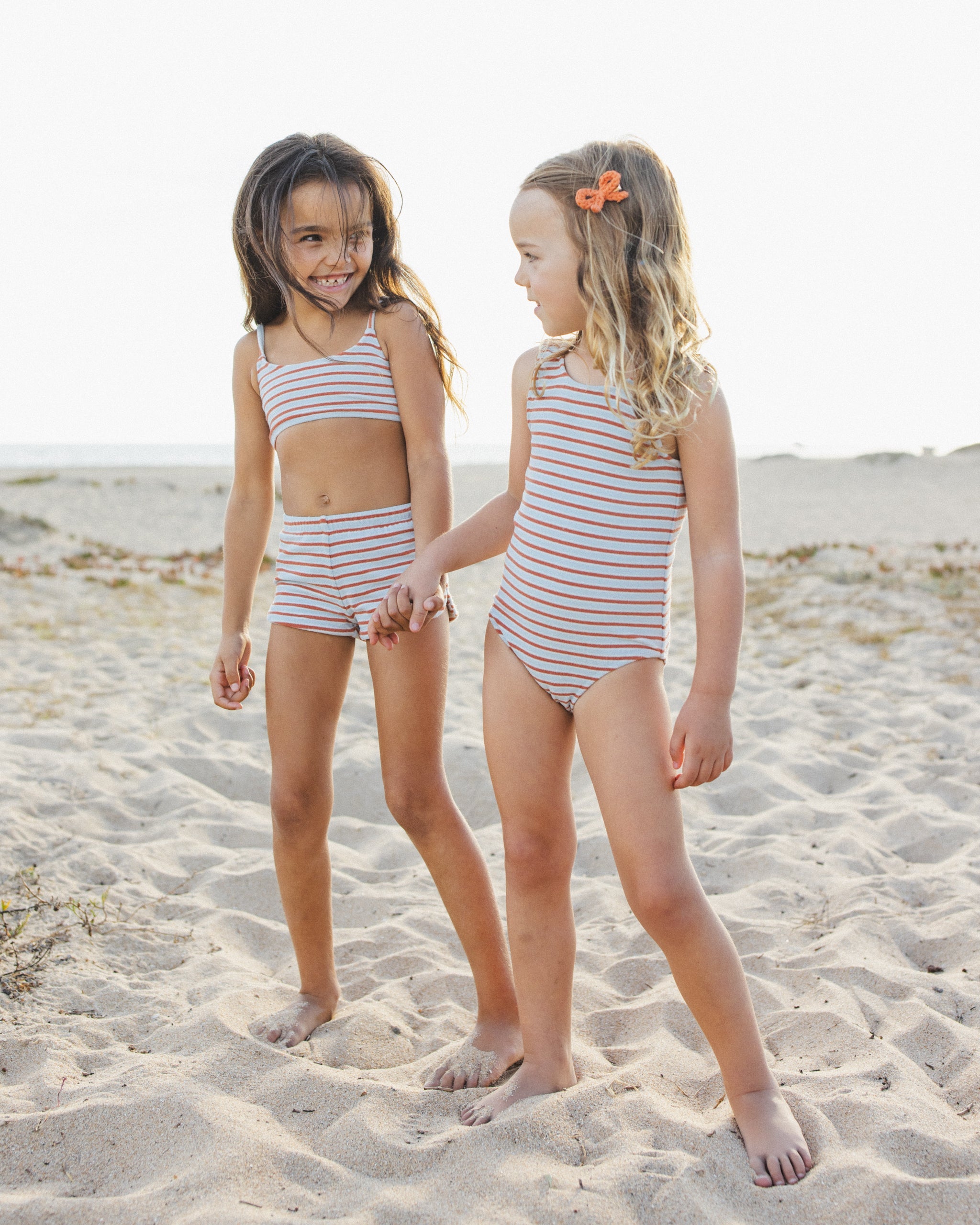 Rylee + Cru ライリーアンドクルー ベビー服 子供服 クロシェボウクリップ　ポピー