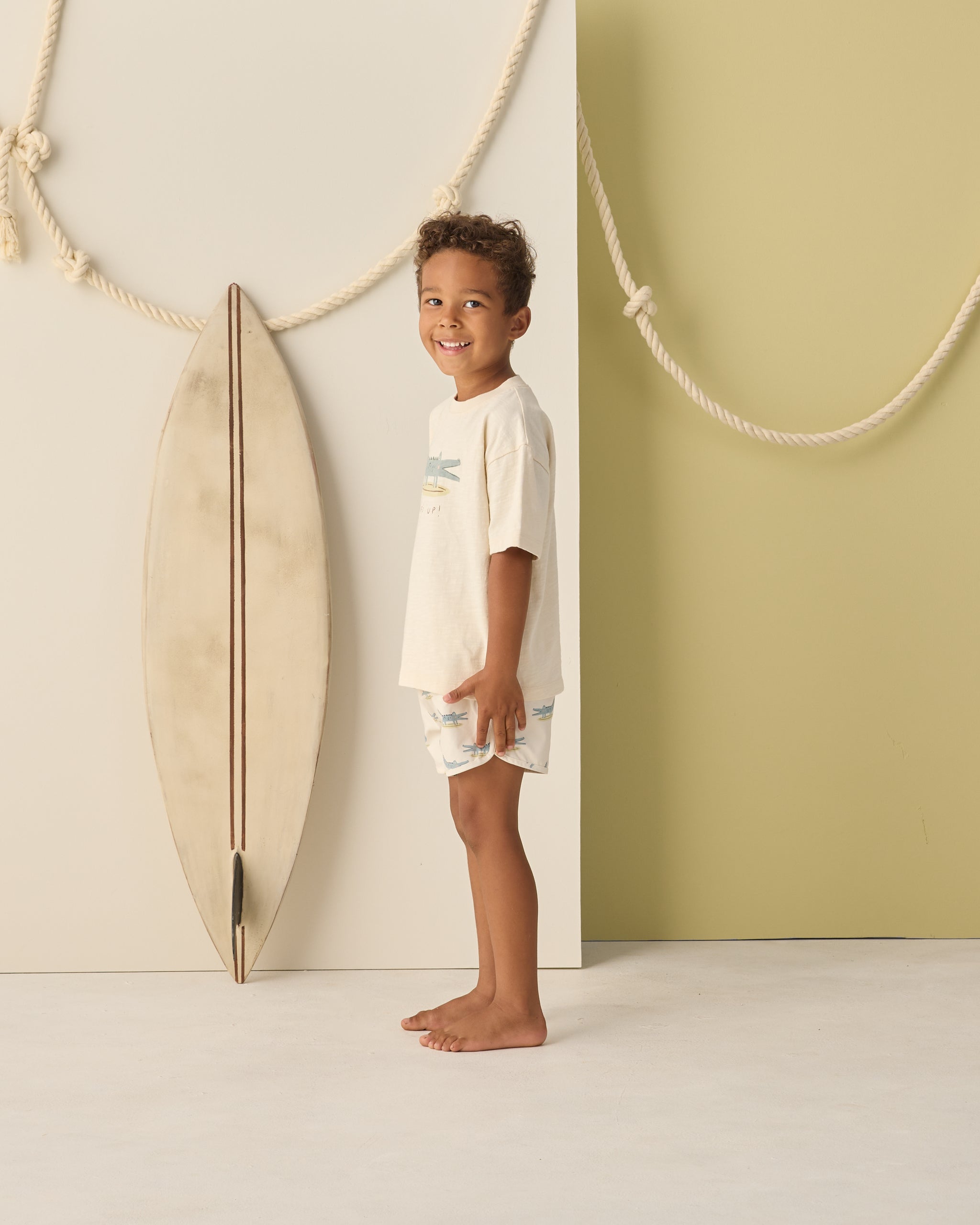 Rylee + Cru ライリーアンドクルー ベビー服 子供服 リラックスTシャツ　アリゲーター