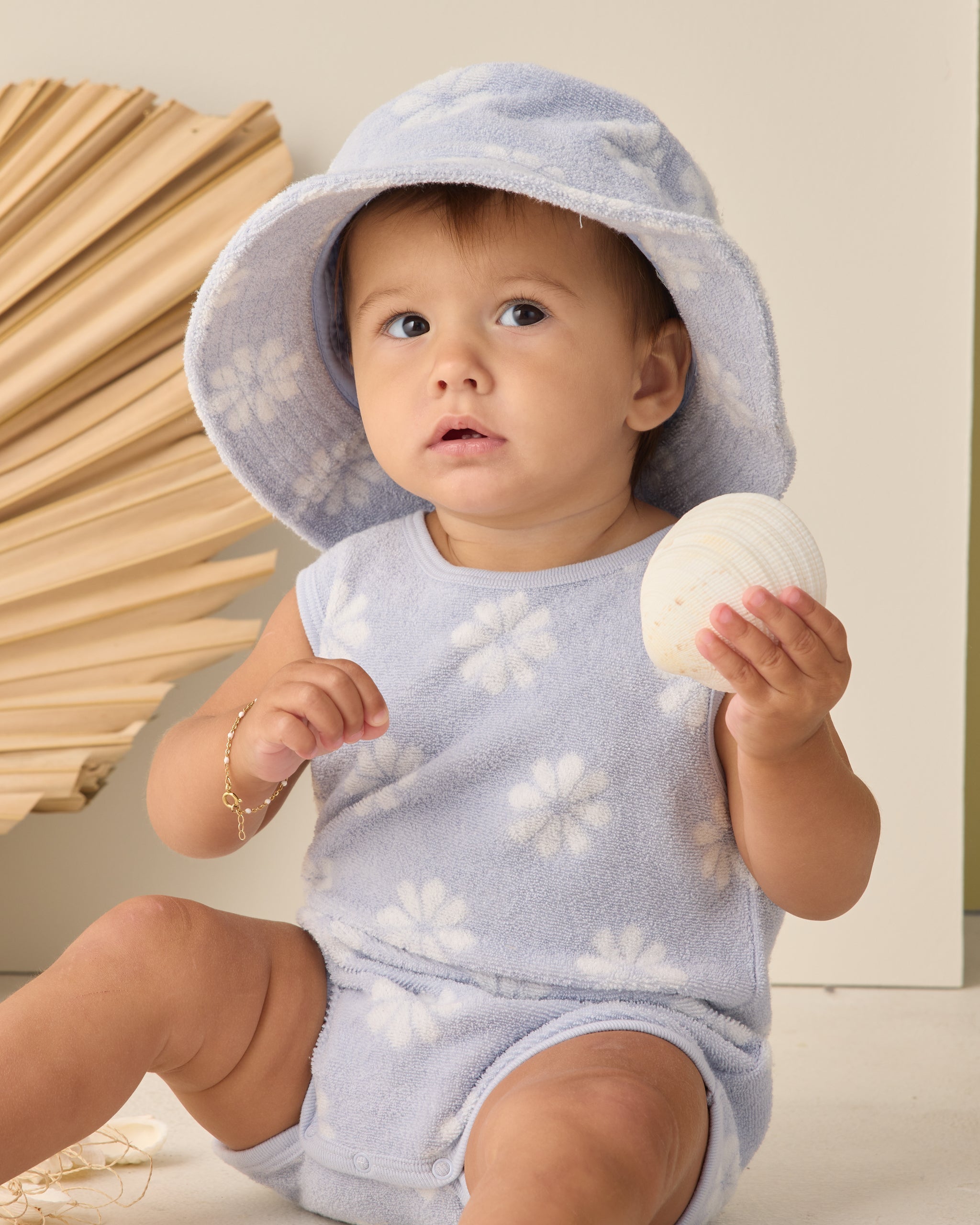 Rylee + Cru ライリーアンドクルー ベビー服 子供服 バケットハット　ペリウィンクルデイジー