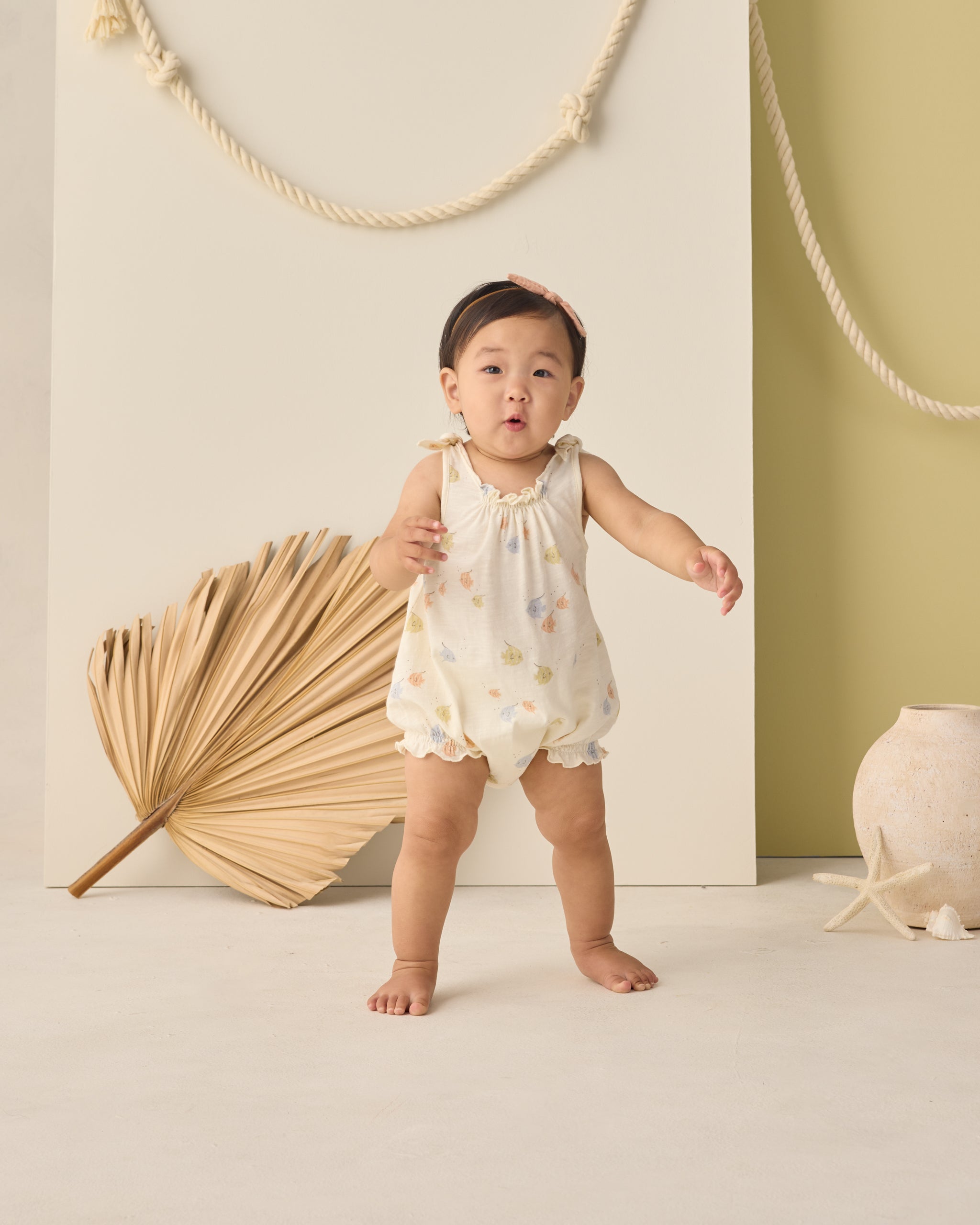 Rylee + Cru ライリーアンドクルー ベビー服 子供服 ショルダータイバブル　エンゼルフィッシュ