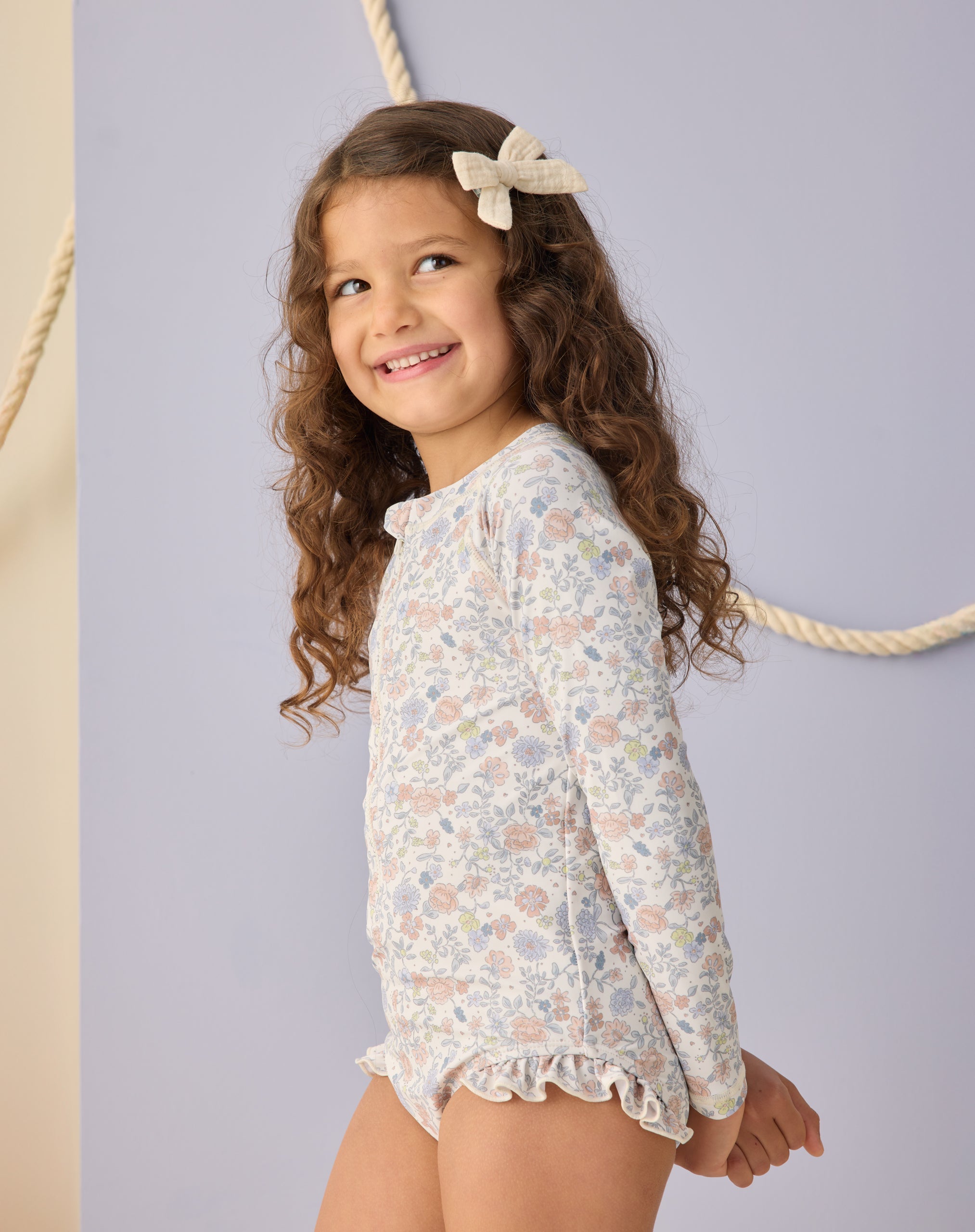 Rylee + Cru ライリーアンドクルー ベビー服 子供服 ラッシュガードワンピース　ブルーム