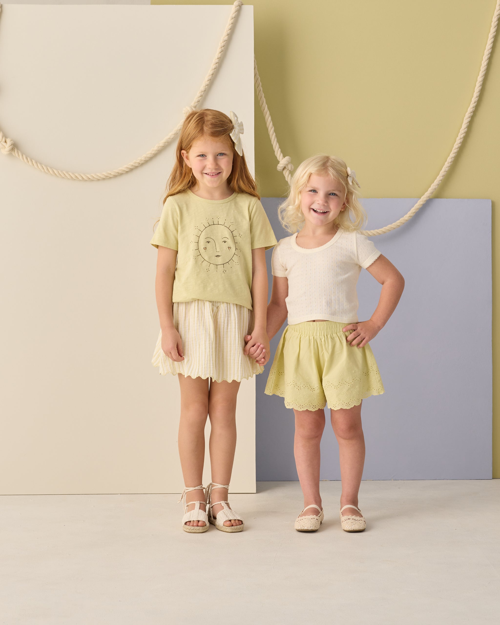 Rylee + Cru ライリーアンドクルー ベビー服 子供服 ポインテールTシャツ　アイボリー
