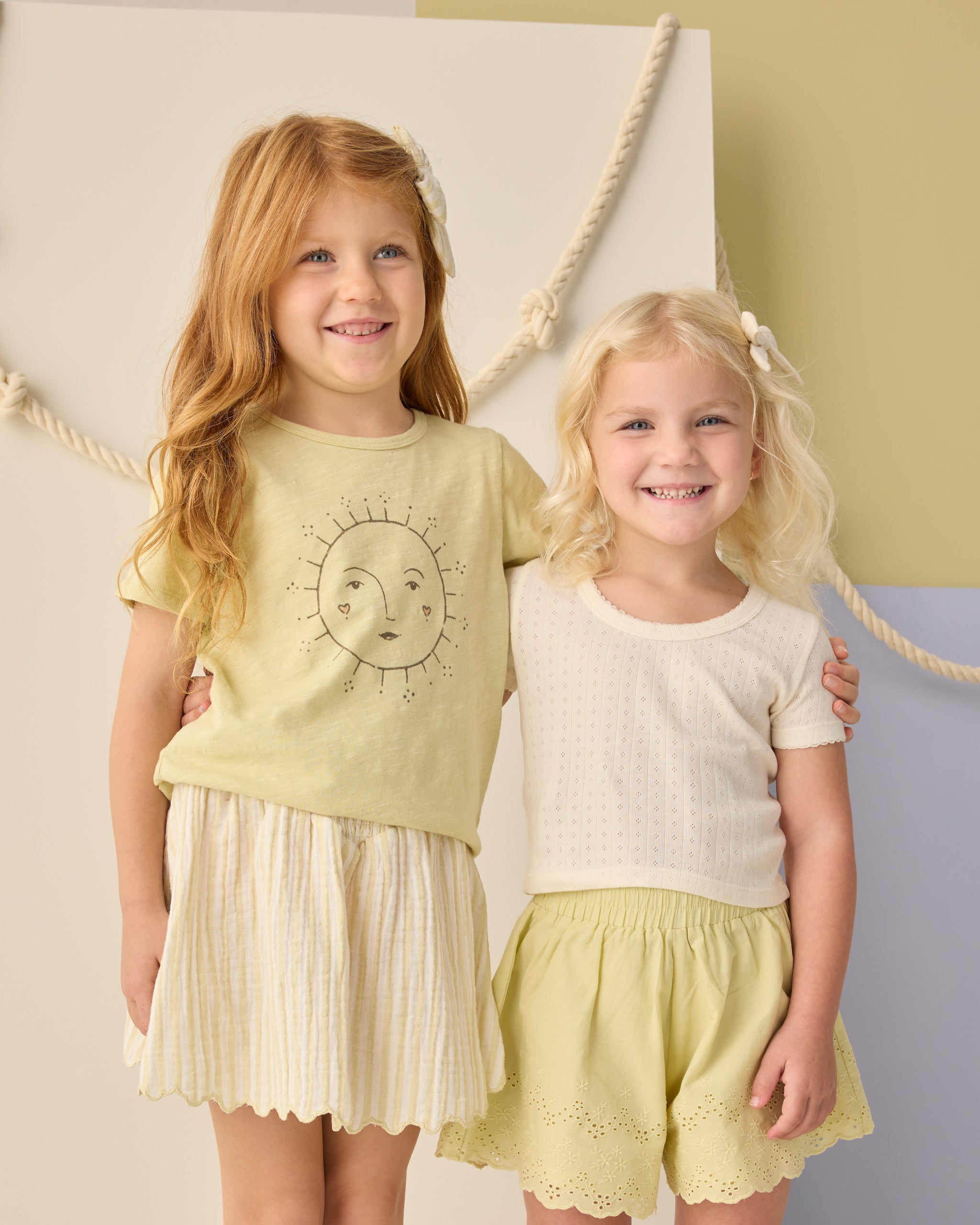 Rylee + Cru ライリーアンドクルー ベビー服 子供服 ポインテールTシャツ　アイボリー