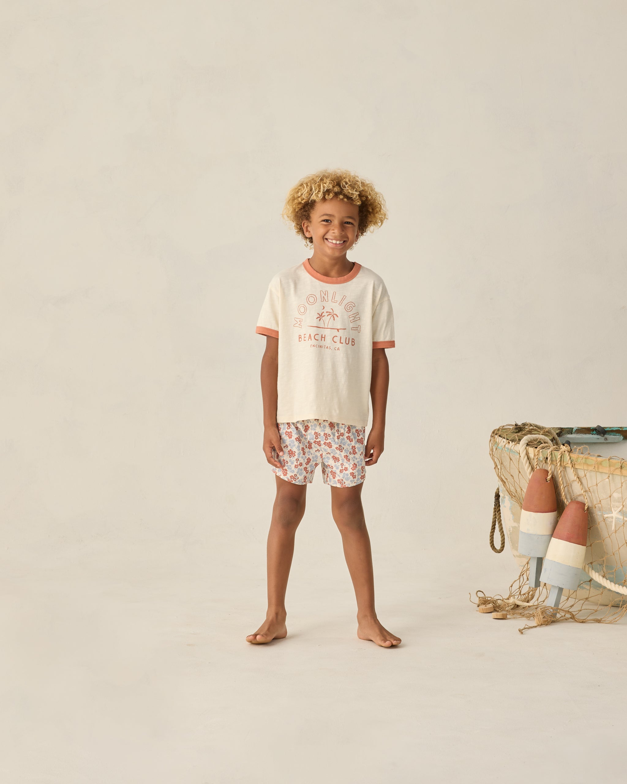 Rylee + Cru ライリーアンドクルー ベビー服 子供服 リンガーTシャツ　ムーンライト