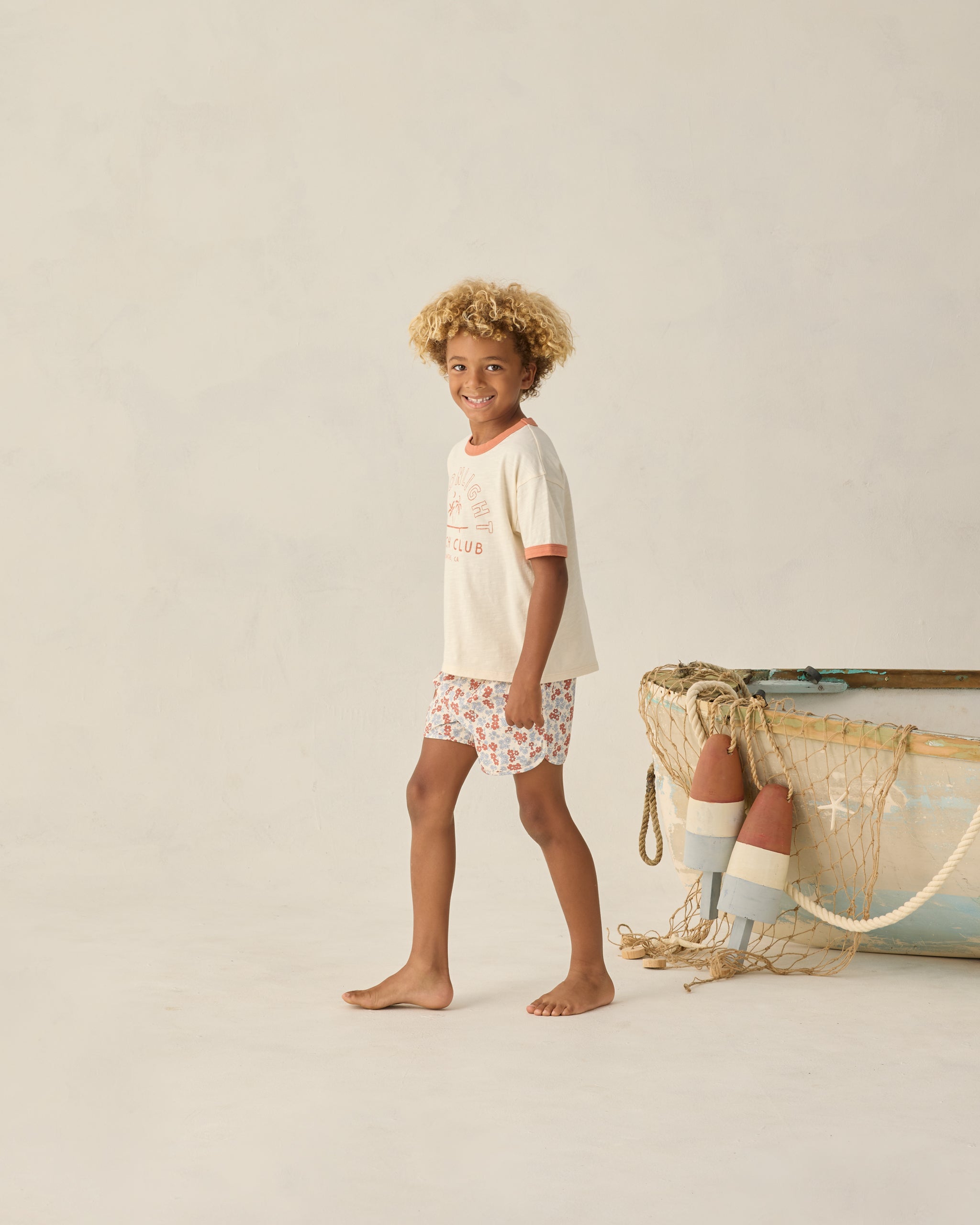 Rylee + Cru ライリーアンドクルー ベビー服 子供服 リンガーTシャツ　ムーンライト