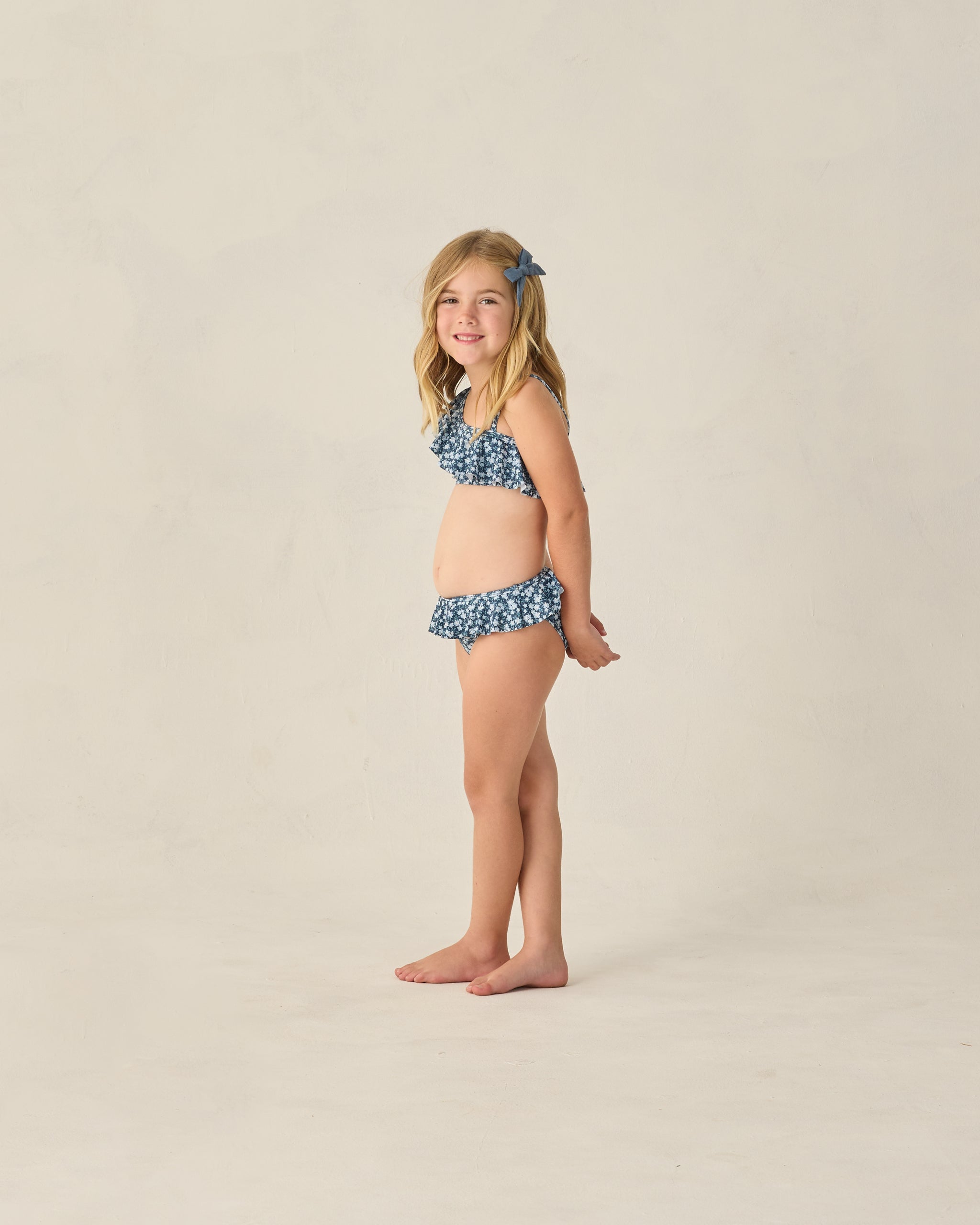 Rylee + Cru ライリーアンドクルー ベビー服 子供服 スカートビキニ　ネイビーフローラル