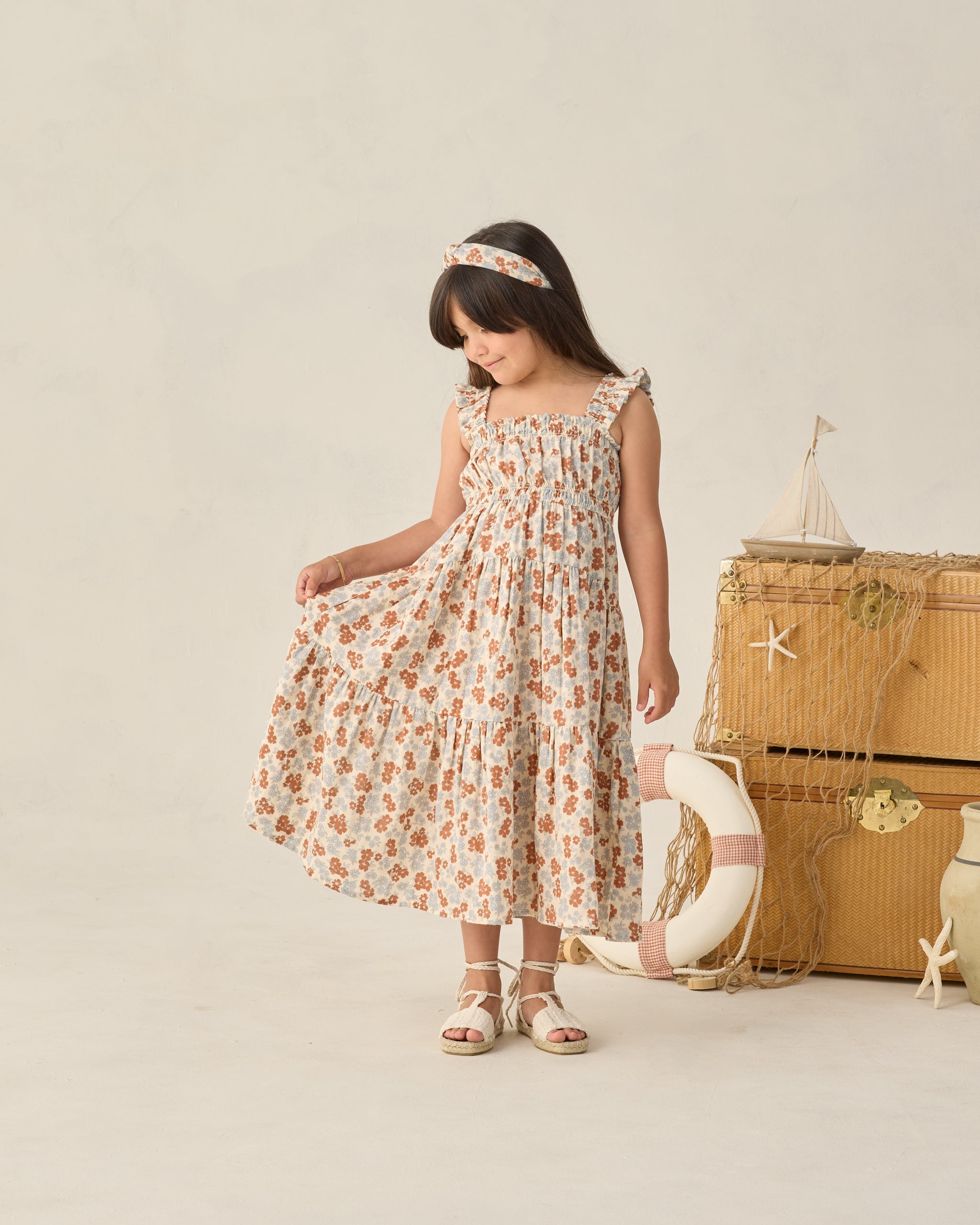 Rylee + Cru ライリーアンドクルー ベビー服 子供服 ジョシードレス　アメリカーナフローラル