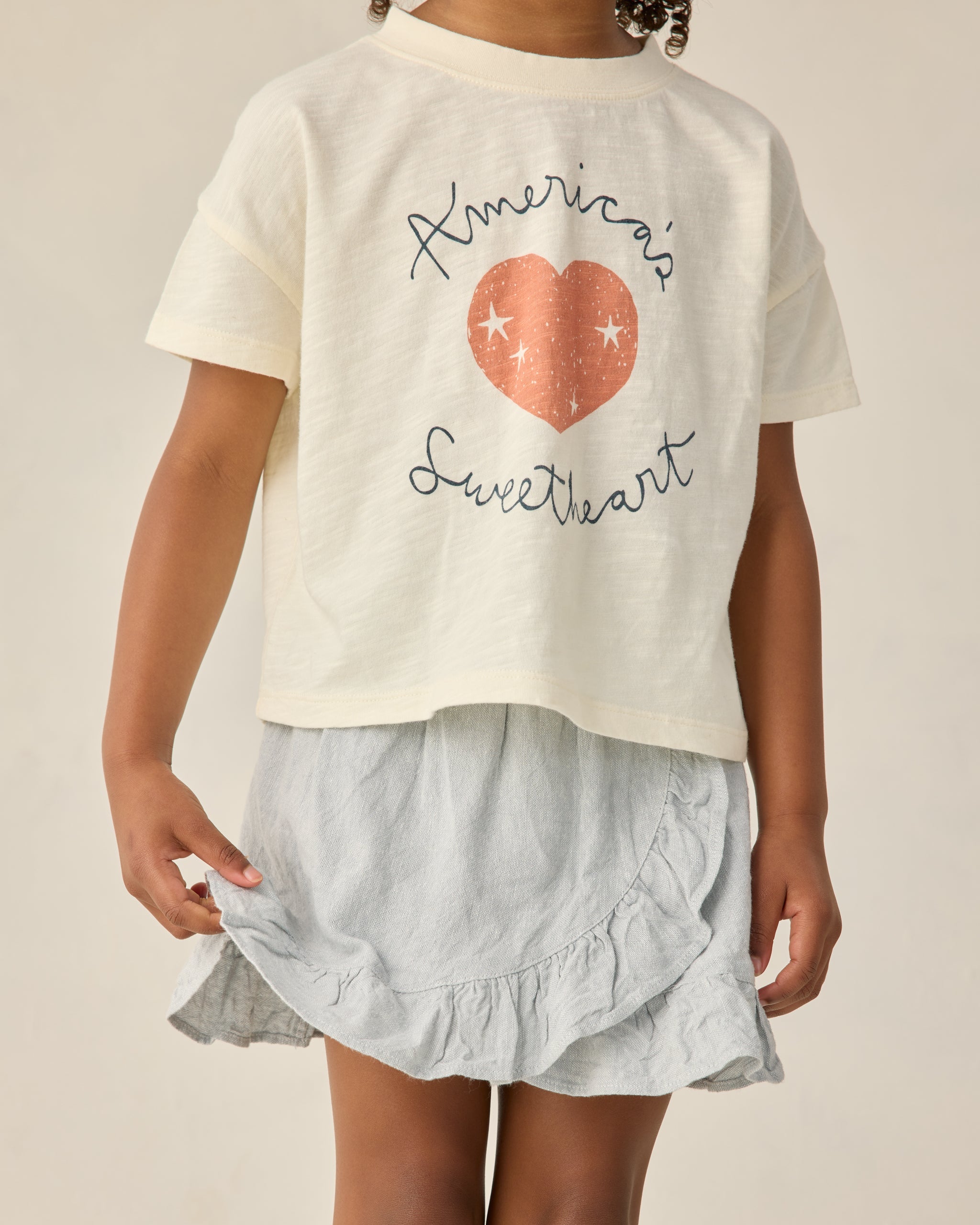 Rylee + Cru ライリーアンドクルー ベビー服 子供服 ボクシーティー　アメリカズ スウィートハート