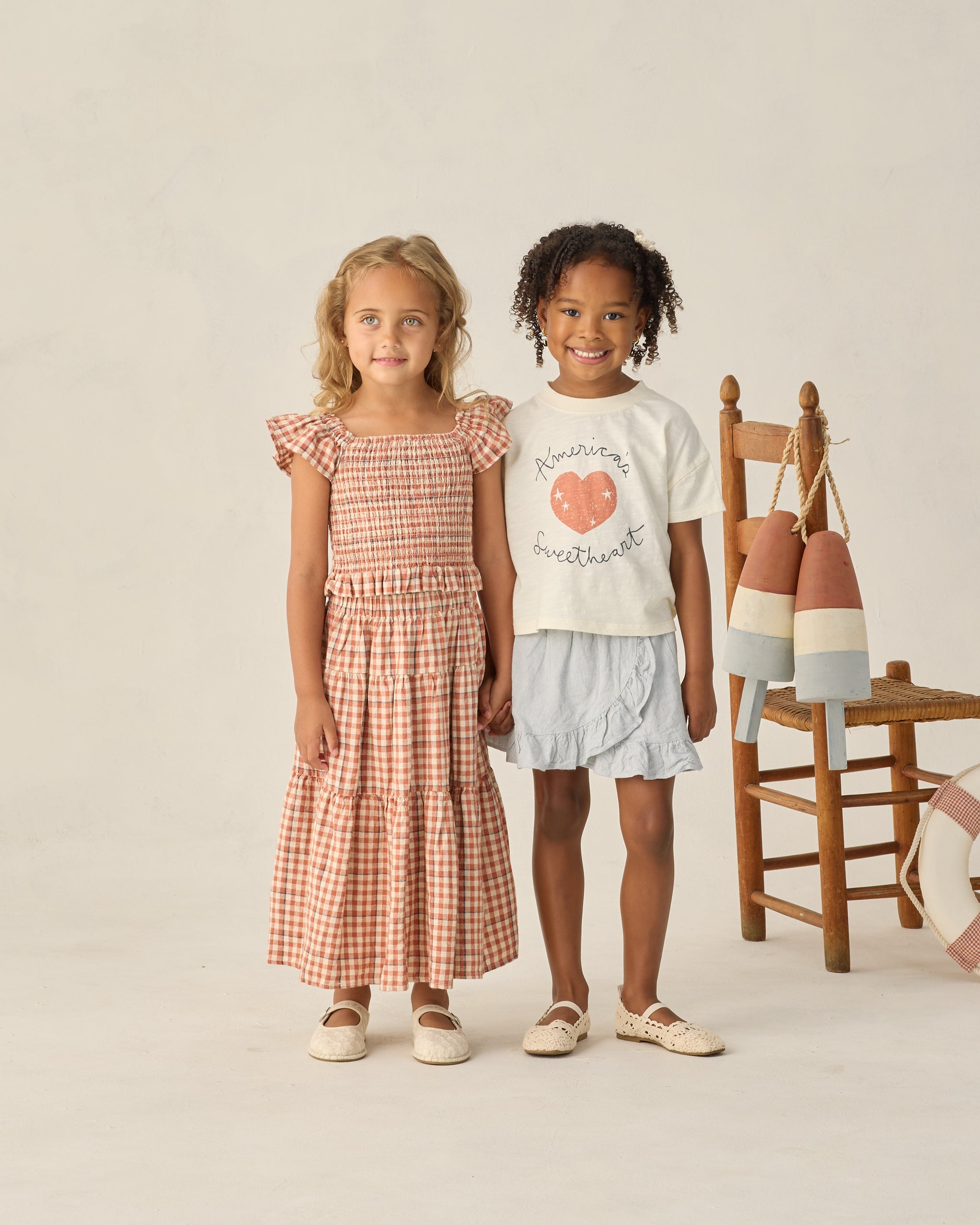 Rylee + Cru ライリーアンドクルー ベビー服 子供服 ボクシーティー　アメリカズ スウィートハート