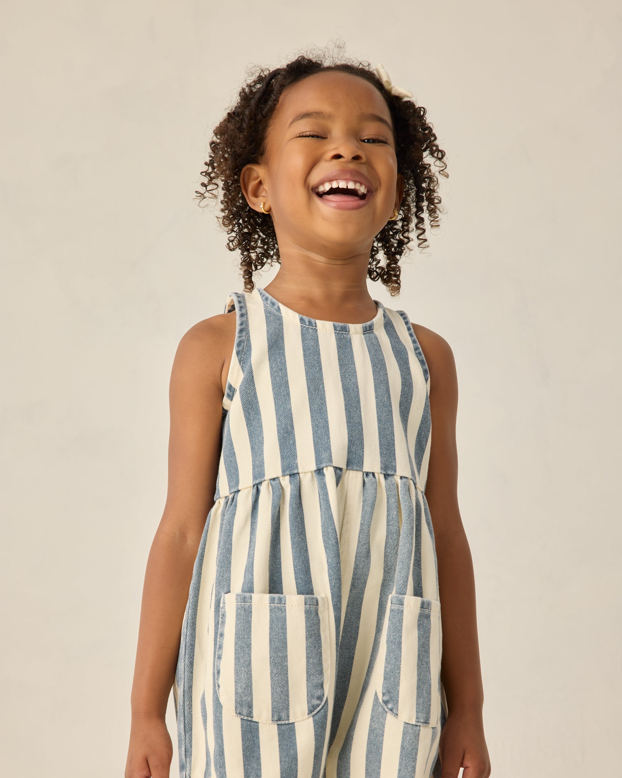 Dani Romper Navy Stripe – Rylee + Cru Japan