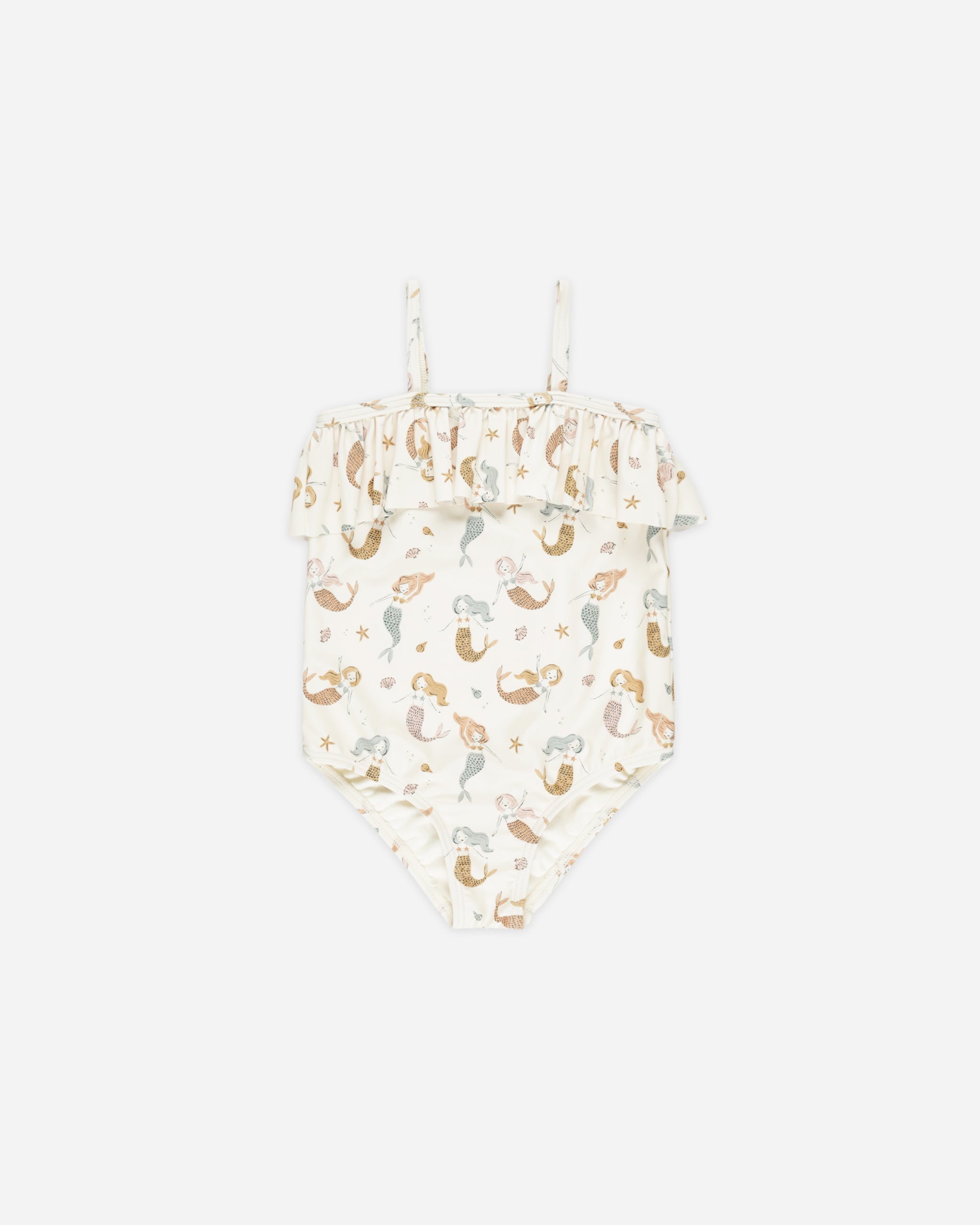 ラッフルワンピース マーメイド アイボリー