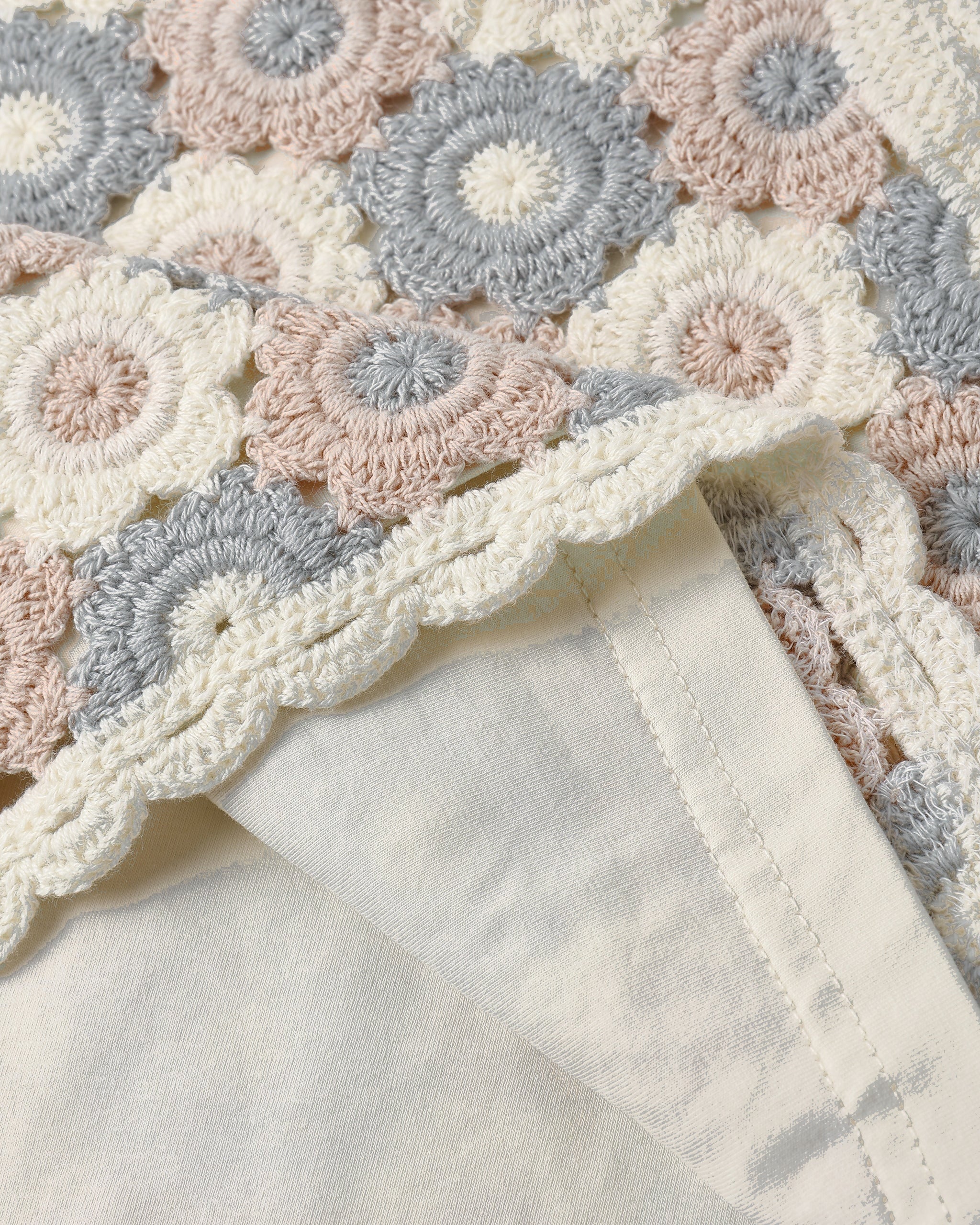 Lili Knit Set Blue, Light Pink, Ivory