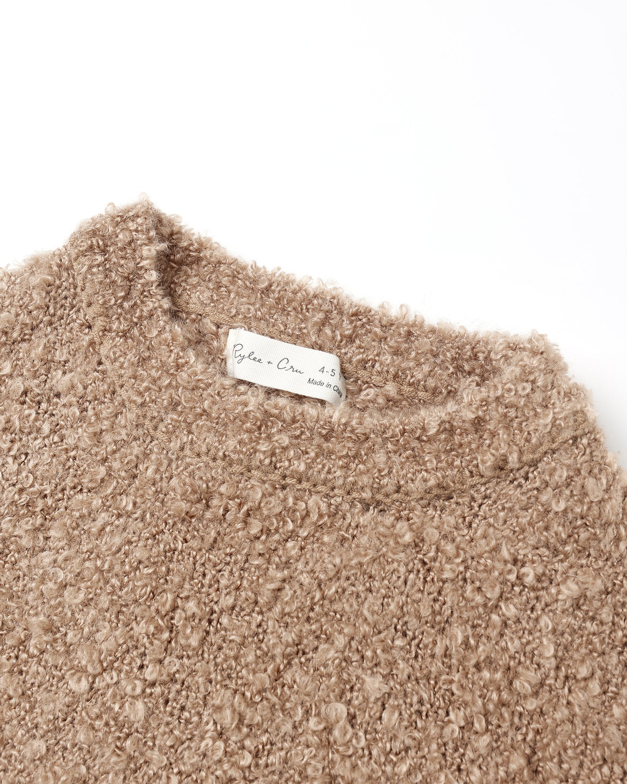 Rylee + Cru ライリーアンドクルー ベビー服 子供服  アスペンセーター　トフィーブークレ