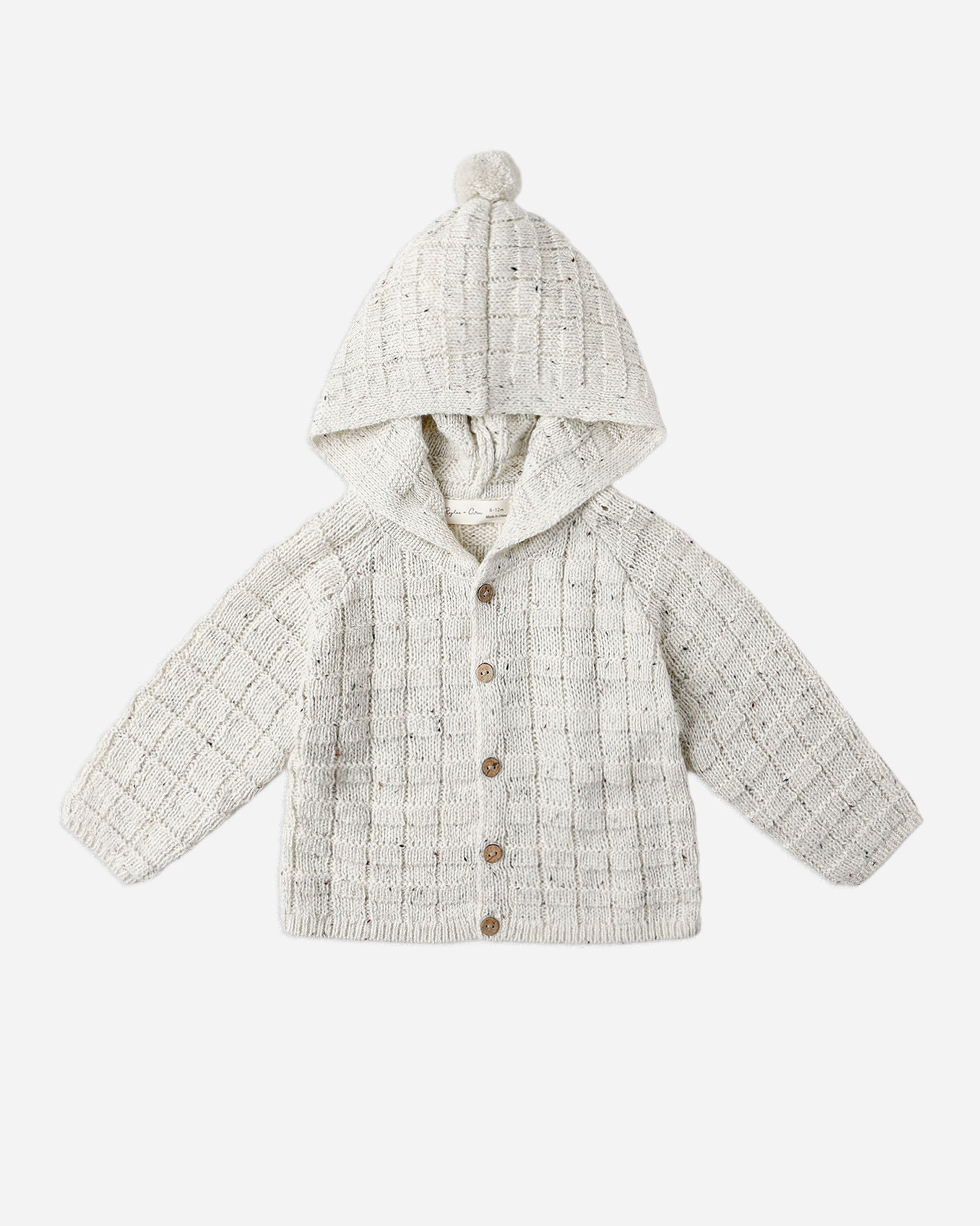 Rylee + Cru ライリーアンドクルー ベビー服 子供服  タッセルカーディガン　オートミールスペックル