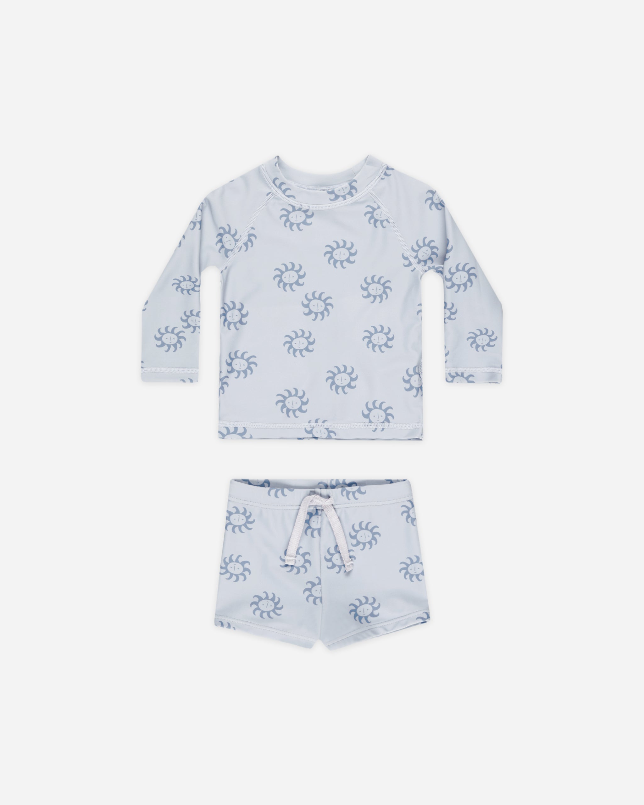 ボーイズラッシュガードセット サン ライトブルー