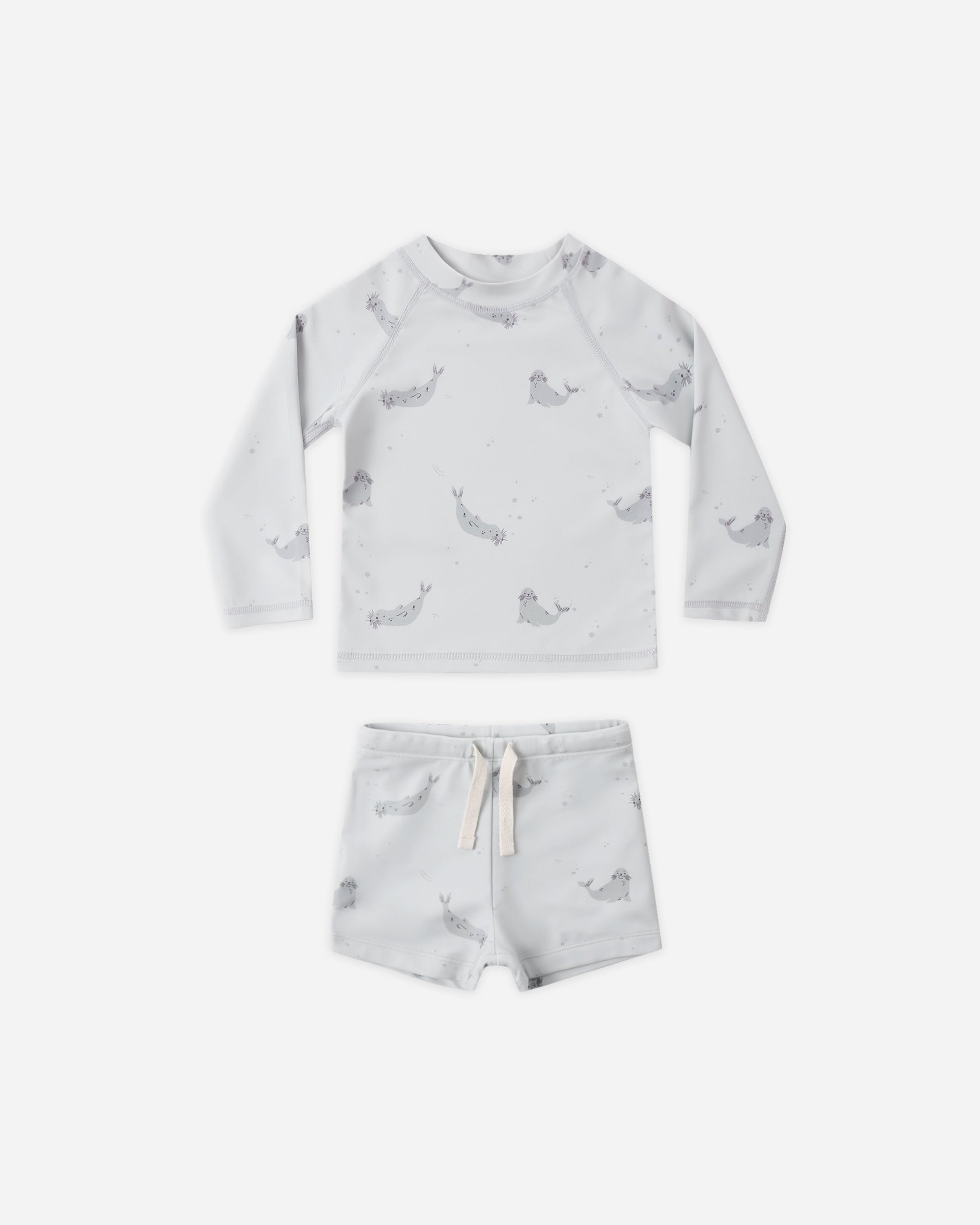 Rylee + Cru ライリーアンドクルー ベビー服 子供服 ボーイズラッシュガードセット　シールズ