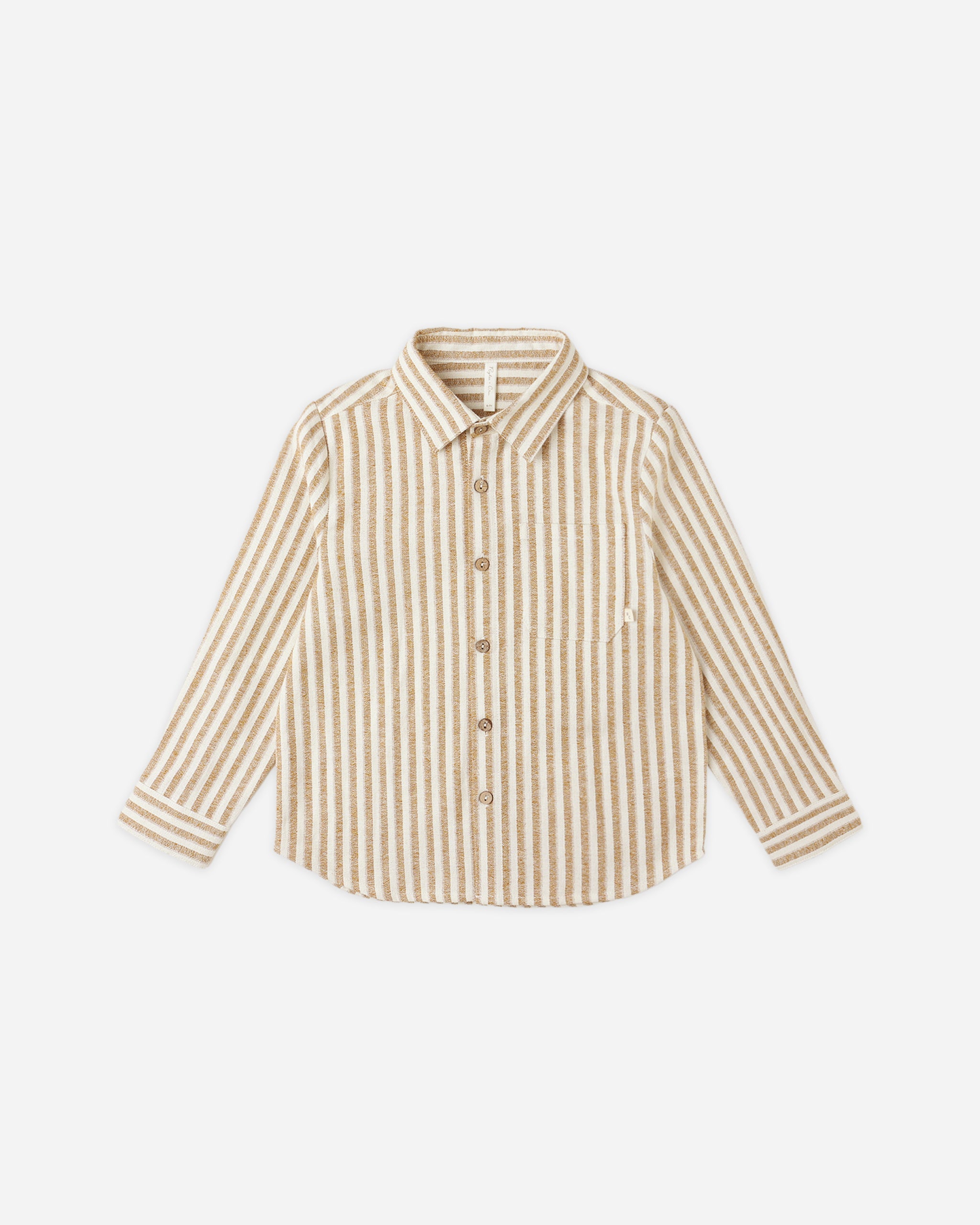 Rylee + Cru ライリーアンドクルー ベビー服 子供服  カラードロングスリーブシャツ　ゴールデンストライプ