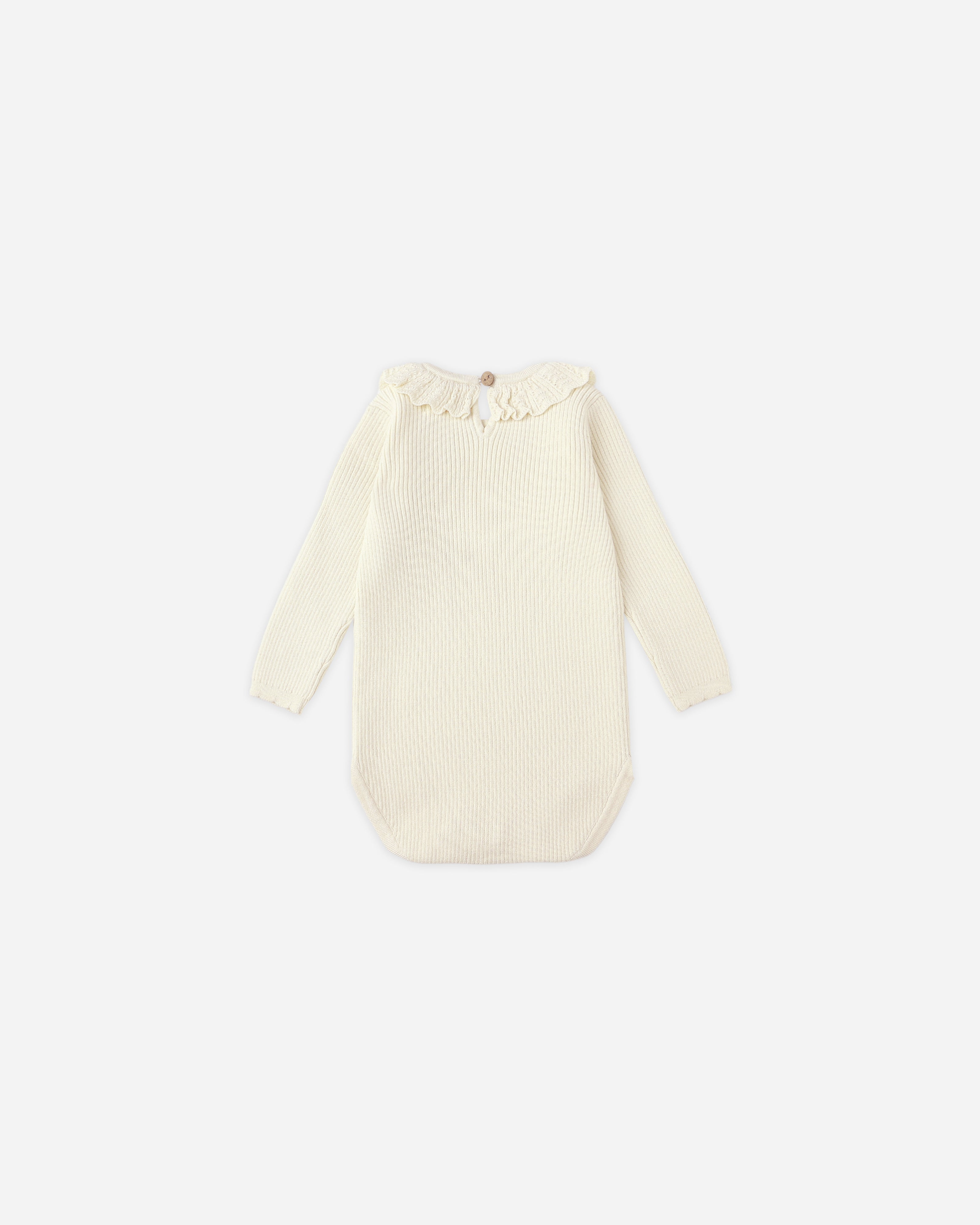 Rylee + Cru ライリーアンドクルー ベビー服 子供服  ラッフルカラーボディスーツ　ナチュラル