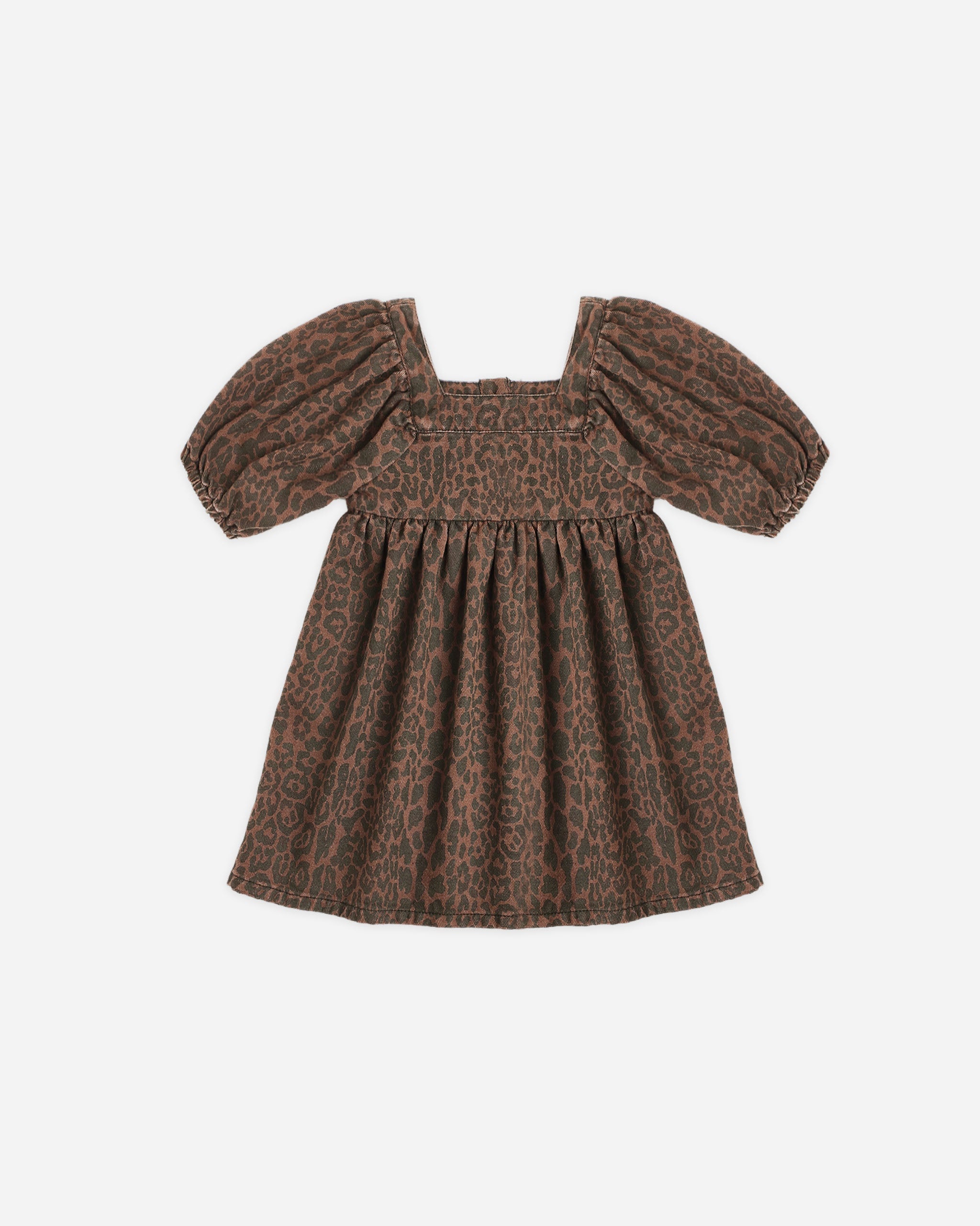 Rylee + Cru ライリーアンドクルー ベビー服 子供服  グレッタ ベビードールドレス　レオパード