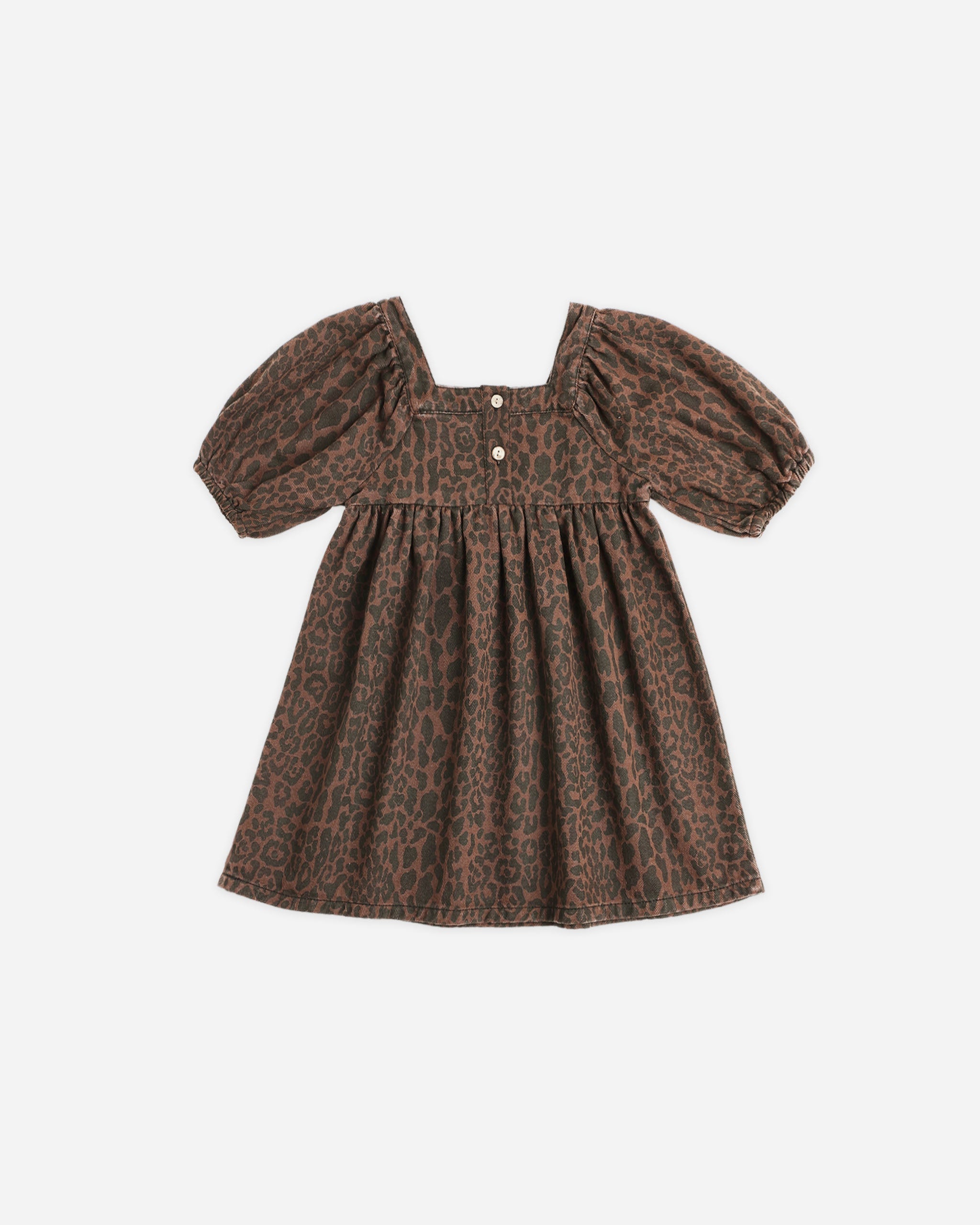 Rylee + Cru ライリーアンドクルー ベビー服 子供服  グレッタ ベビードールドレス　レオパード