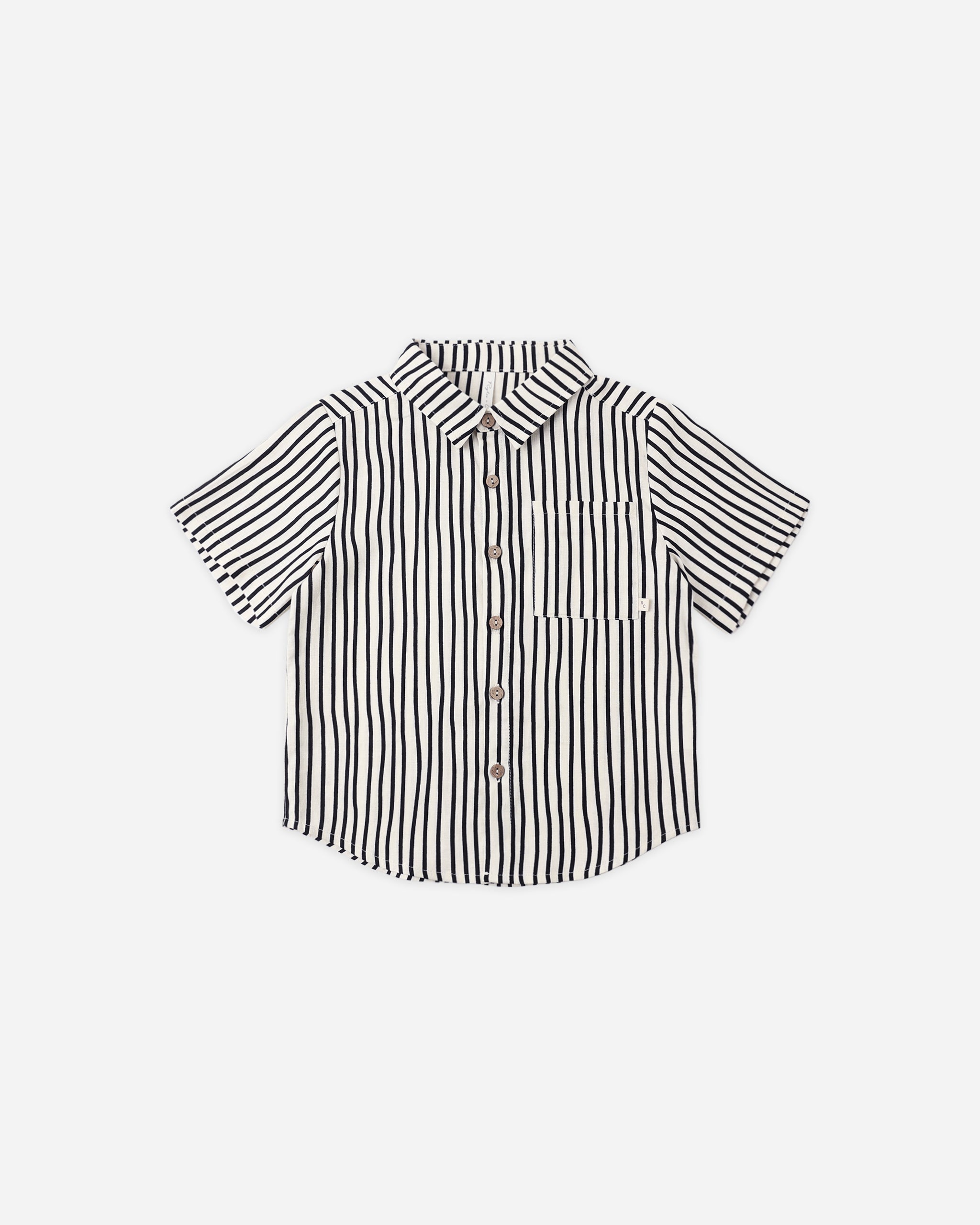 Rylee + Cru ライリーアンドクルー ベビー服 子供服 カラードショートスリーブシャツ　ウェーブストライプ