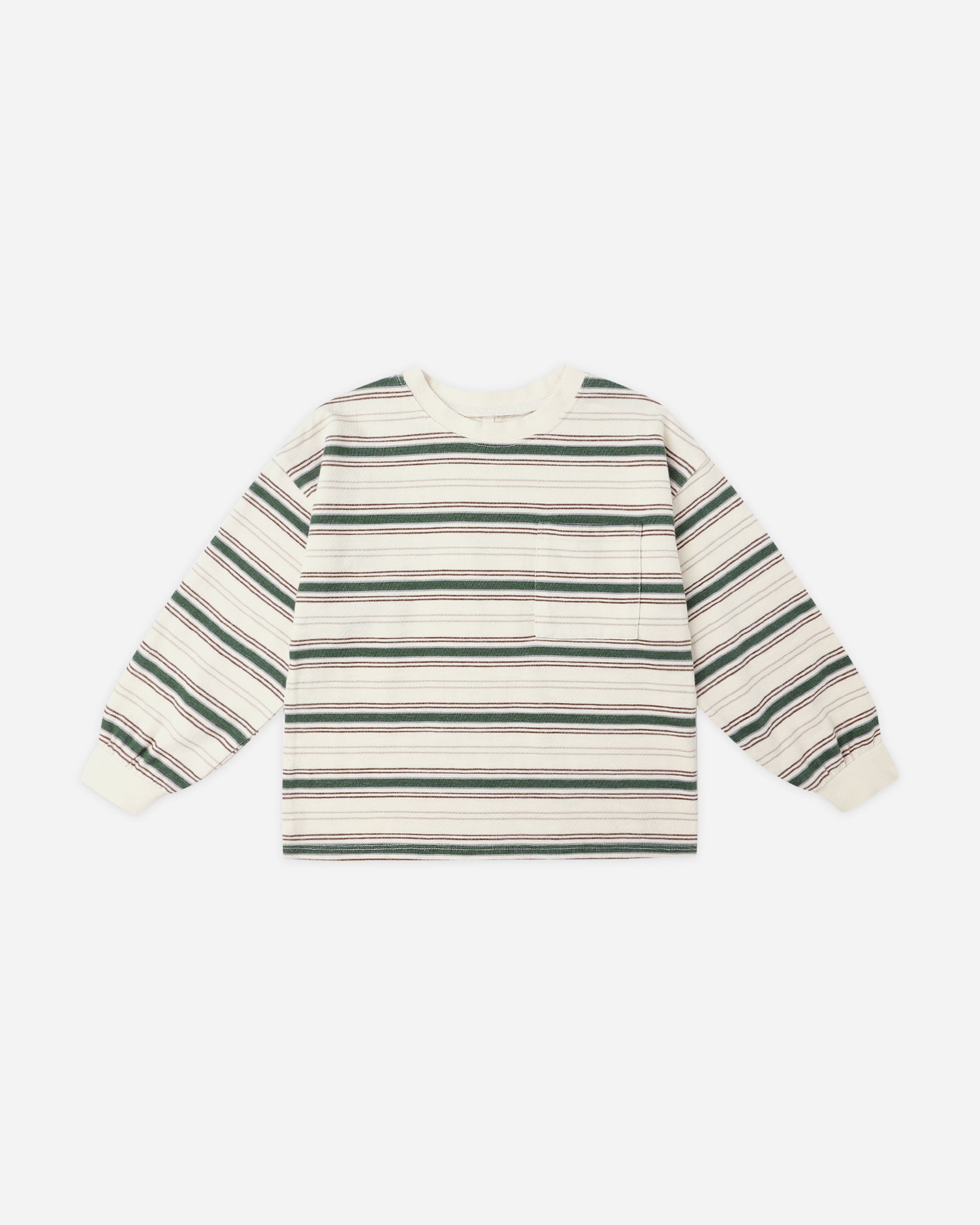 Rylee + Cru ライリーアンドクルー ベビー服 子供服  リラックスロングスリーブティー　レトロストライプ