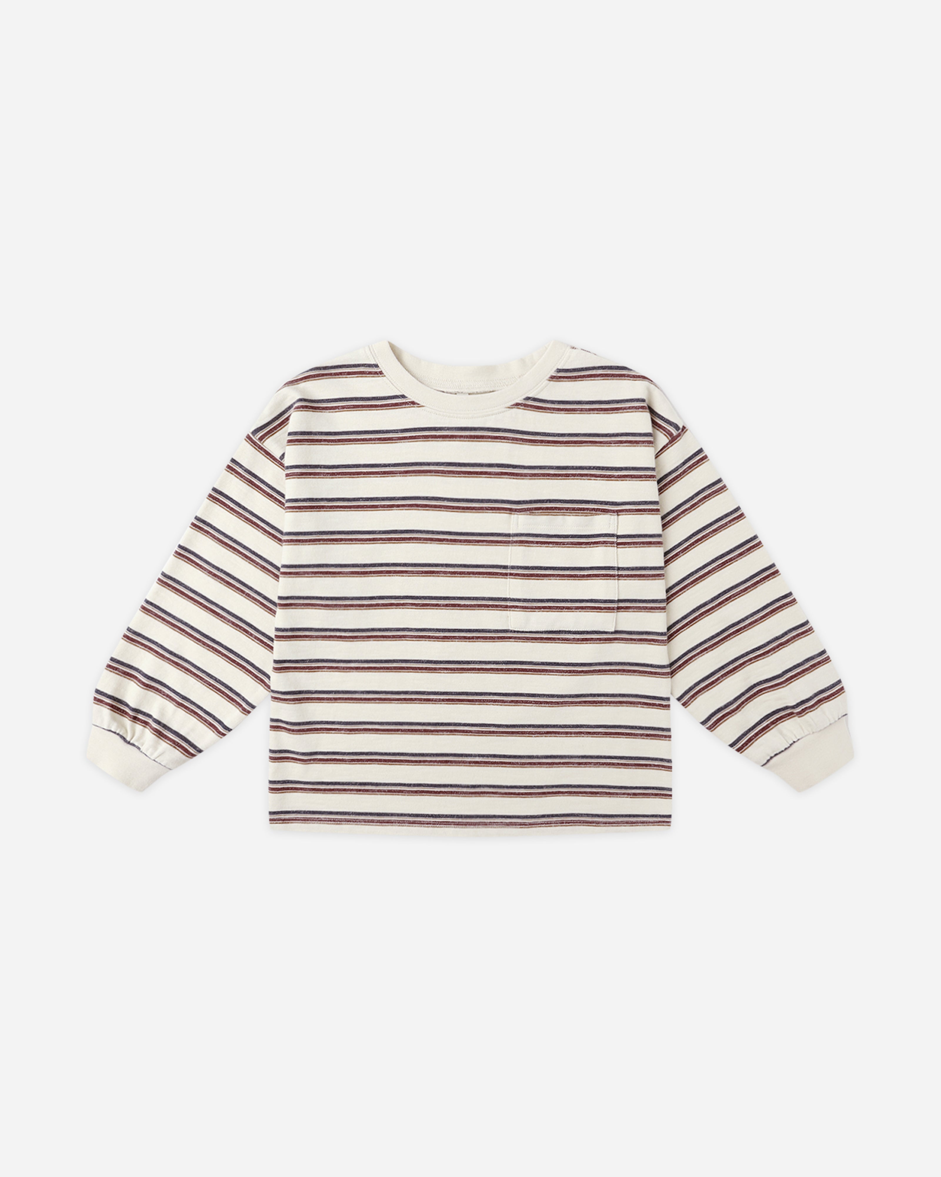Rylee + Cru ライリーアンドクルー ベビー服 子供服  リラックスロングスリーブティー　ヴィンテージストライプ