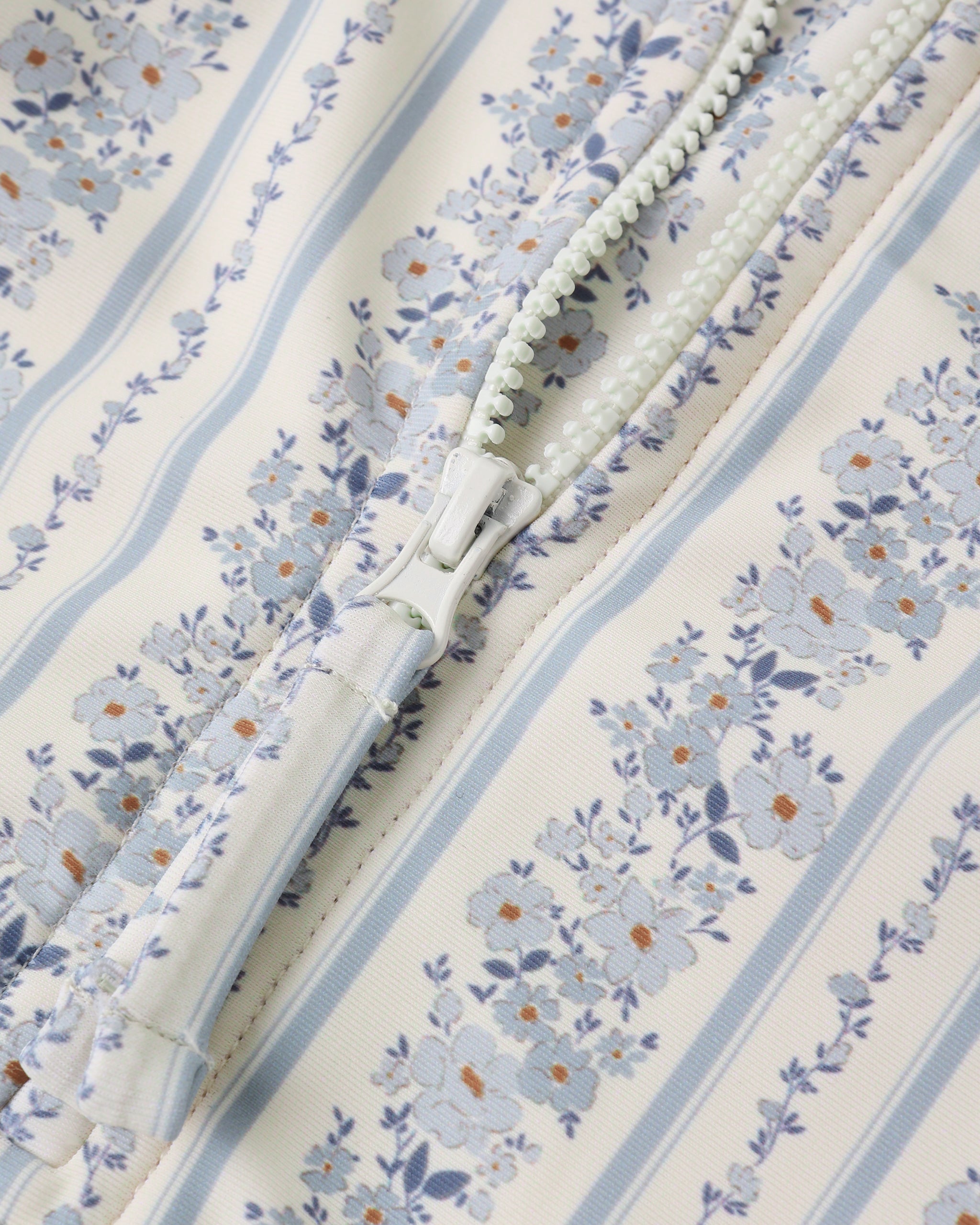 Rylee + Cru ライリーアンドクルー ベビー服 子供服 デルフィーヌ ラッシュガード ワンピース　ブルー フローラル