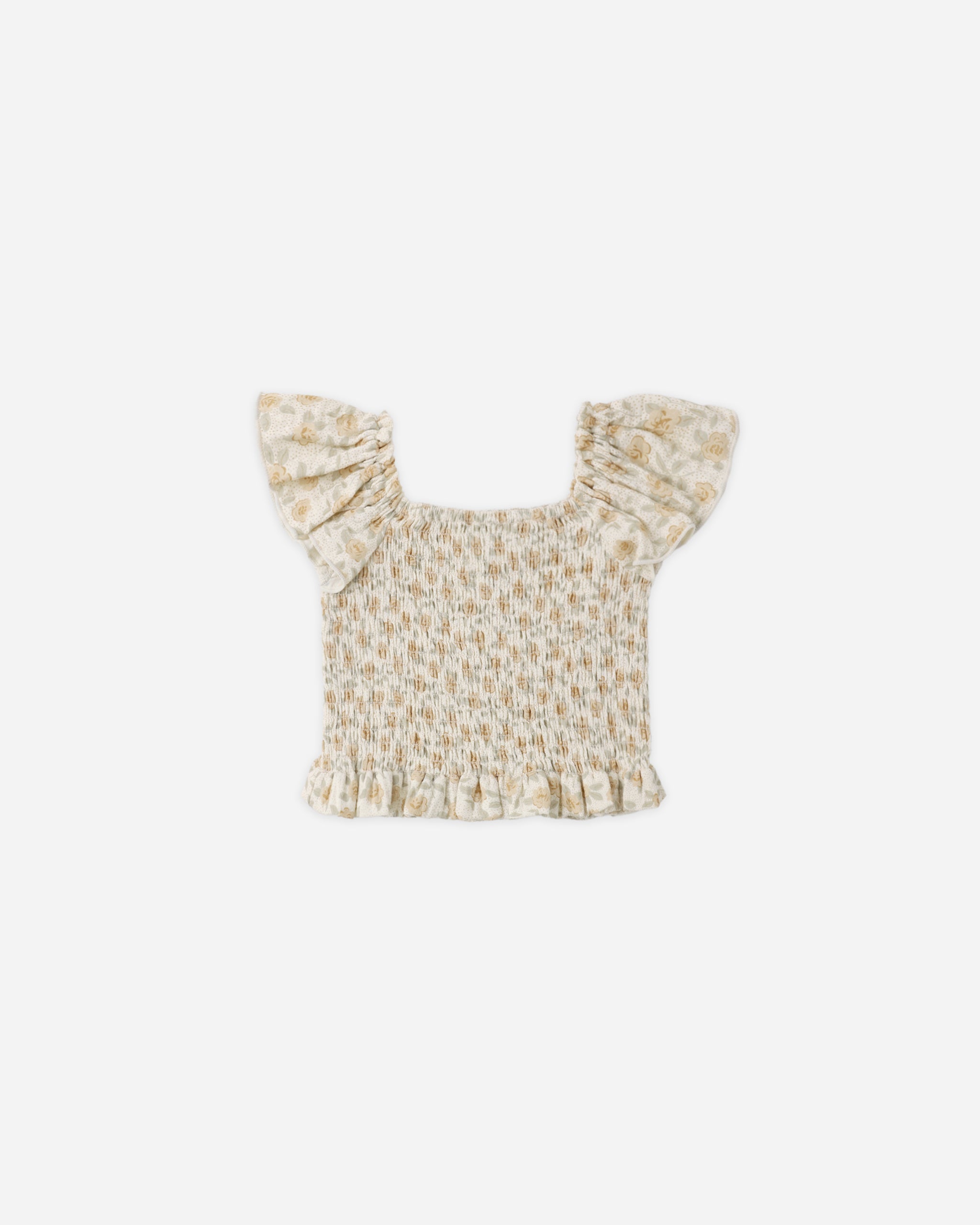 Zayla Top Yellow Floral – Rylee + Cru Japan
