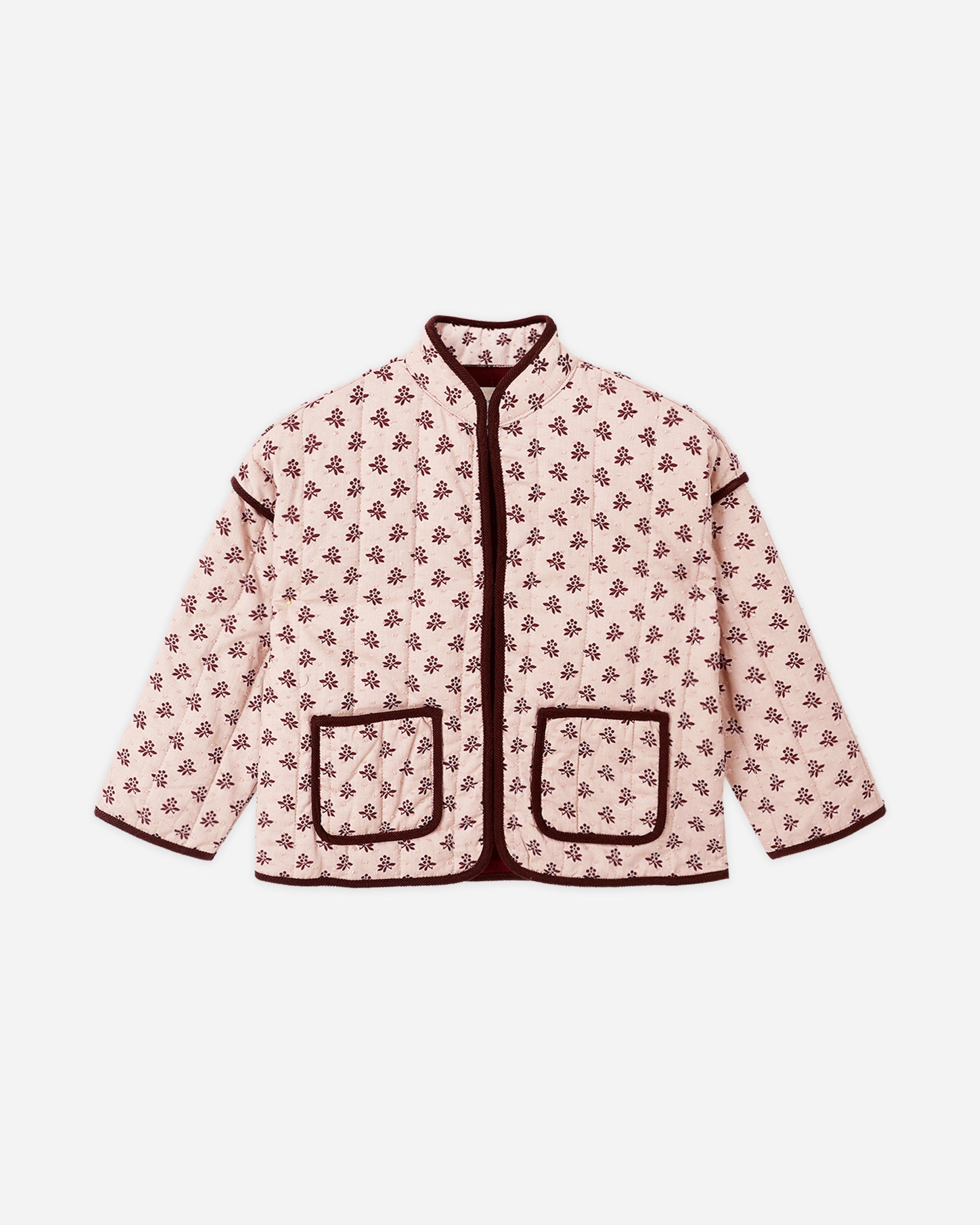 Rylee + Cru ライリーアンドクルー ベビー服 子供服  キルティングジャケット　ブラッシュフルール