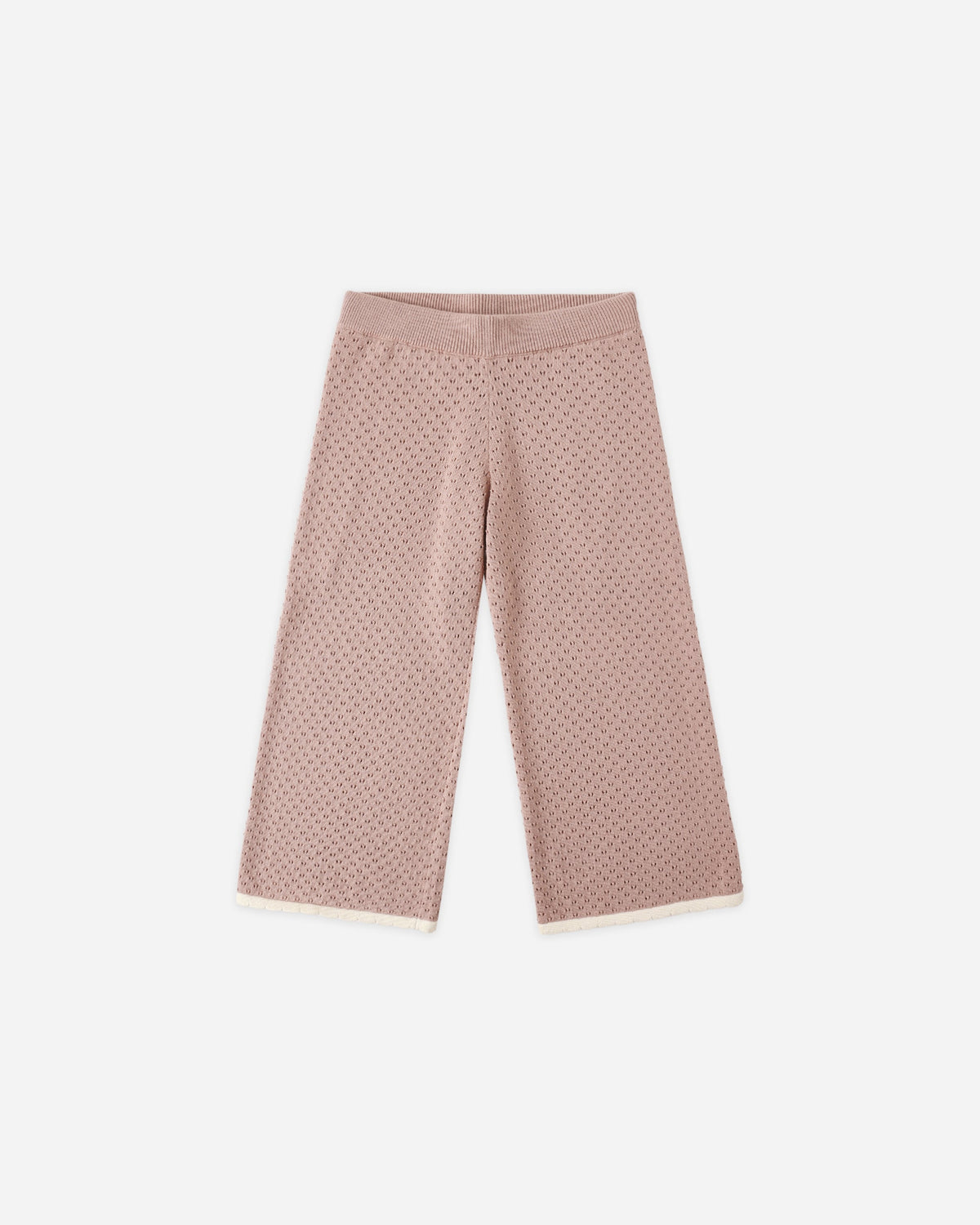 ポインテルニットパンツ ローズウッド