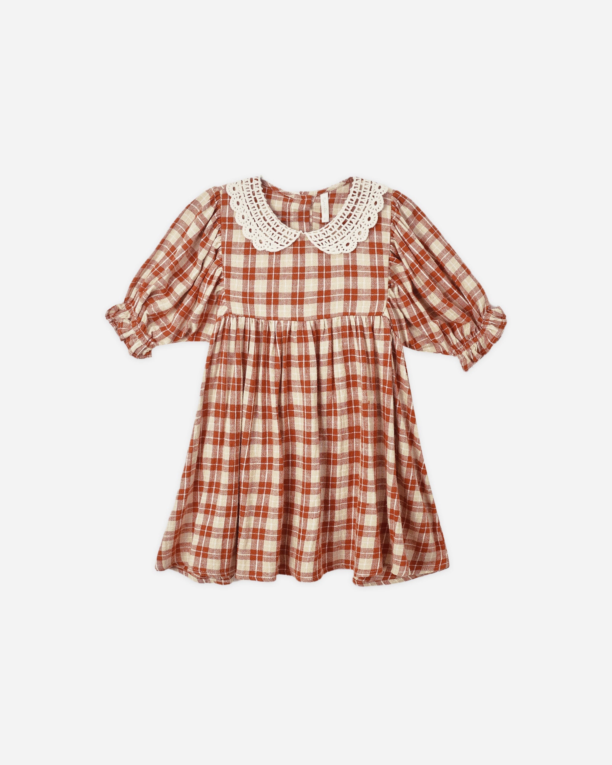 Rylee + Cru ライリーアンドクルー ベビー服 子供服  ハイジドレス　レッドチェック