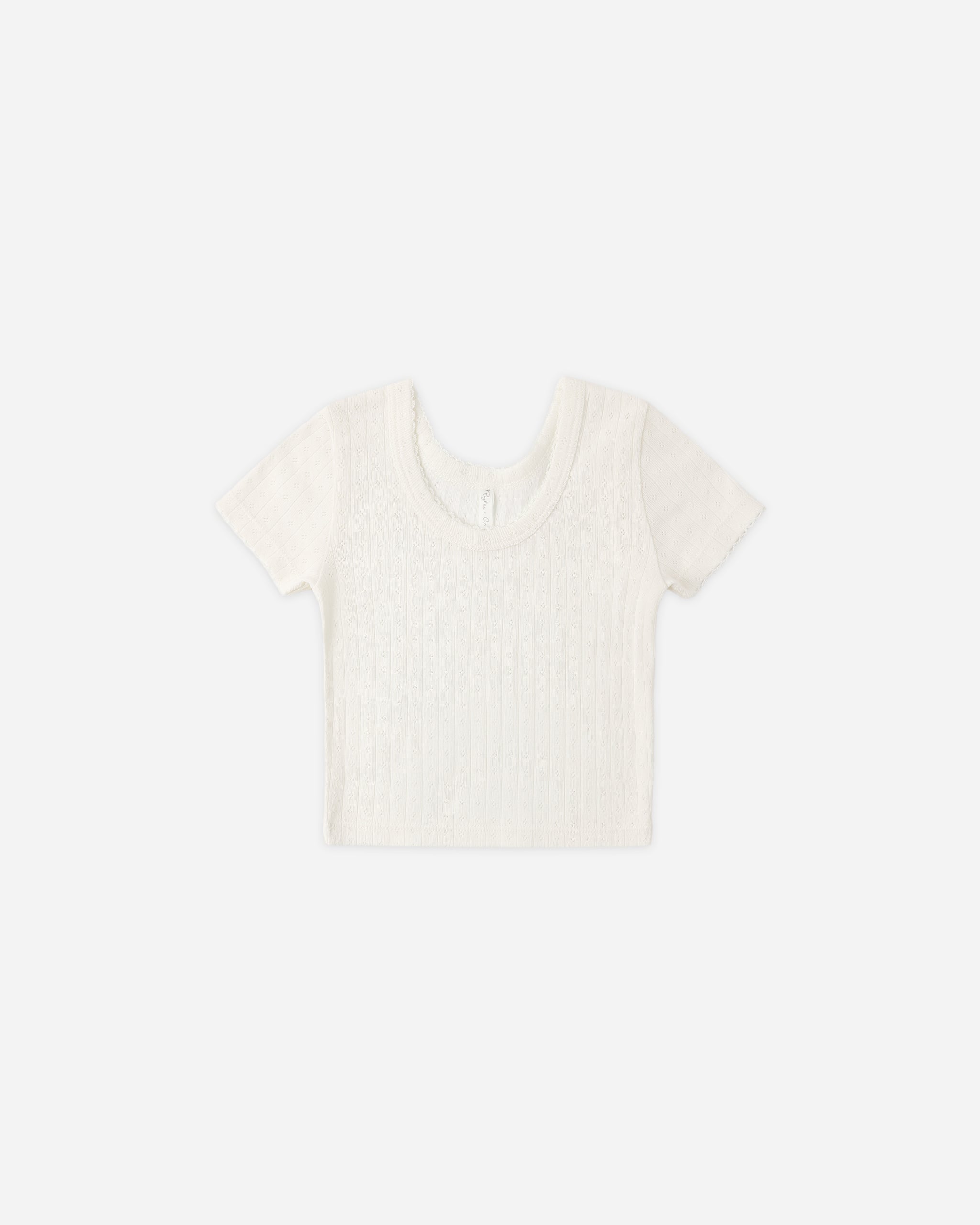 Rylee + Cru ライリーアンドクルー ベビー服 子供服 ポインテールTシャツ　アイボリー