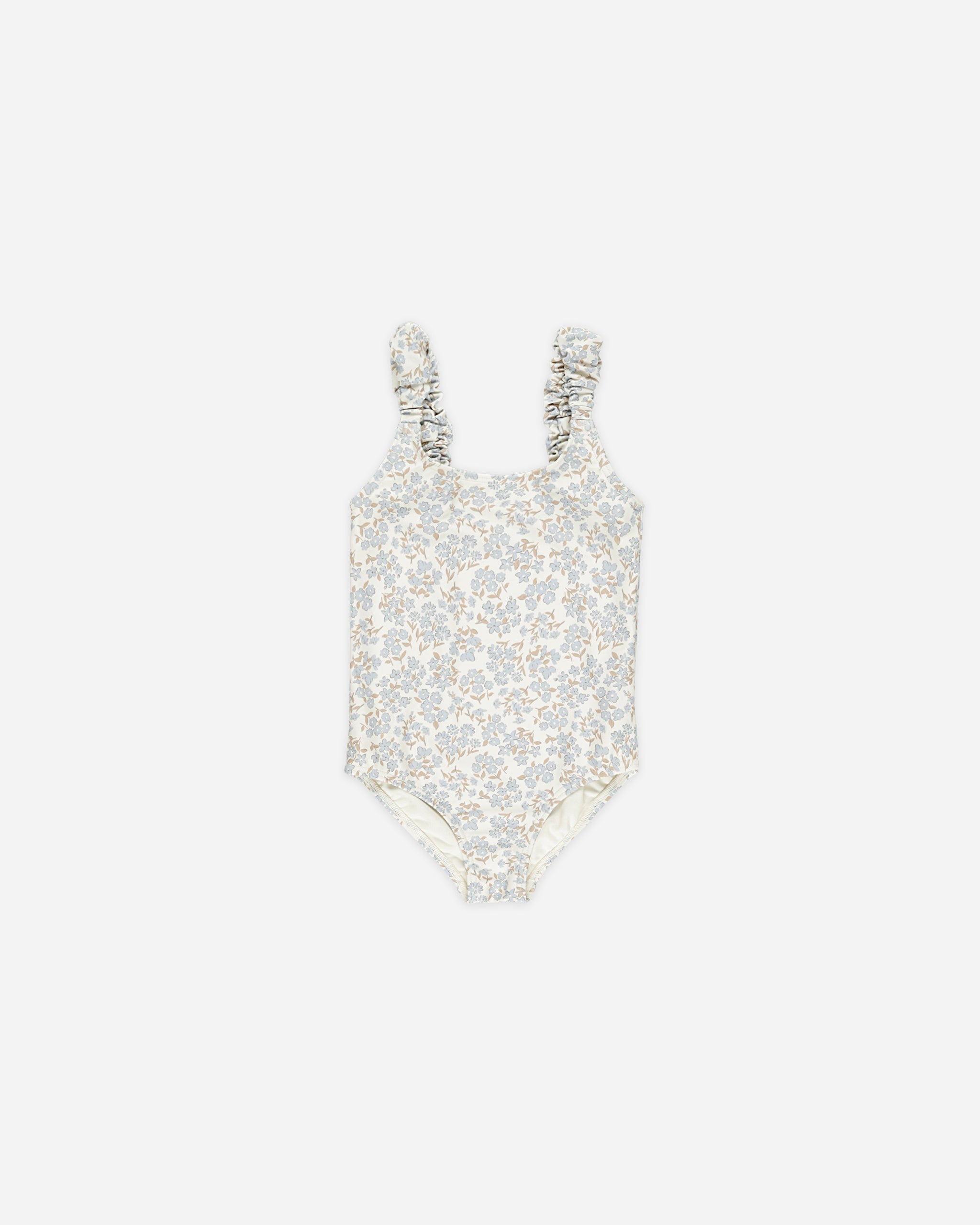 スクランチワンピース ブルーディッツィー アイボリー