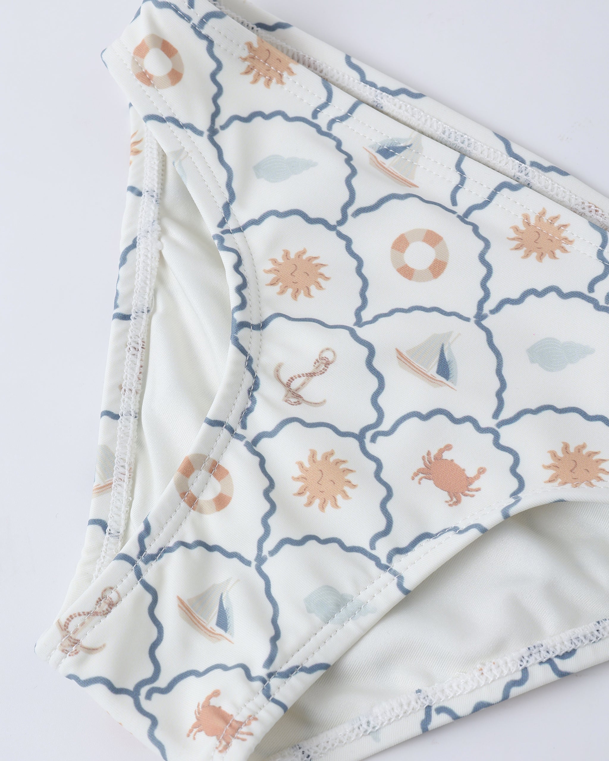 Rylee + Cru ライリーアンドクルー ベビー服 子供服 クロップ ラッシュガード セット　ノーティカル