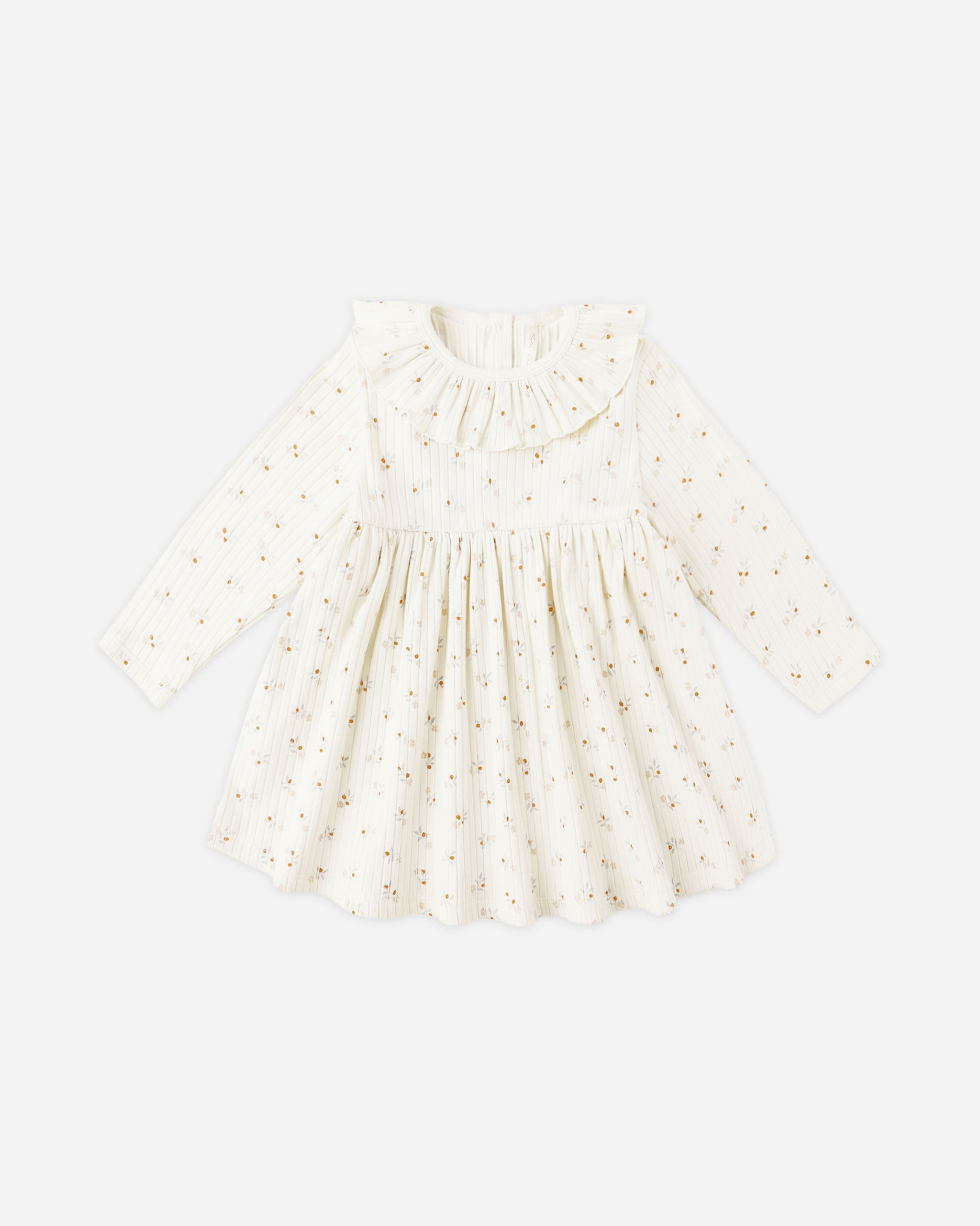 Rylee + Cru ライリーアンドクルー ベビー服 子供服  ラッフルカラードレス　ナチュラルディッツィ