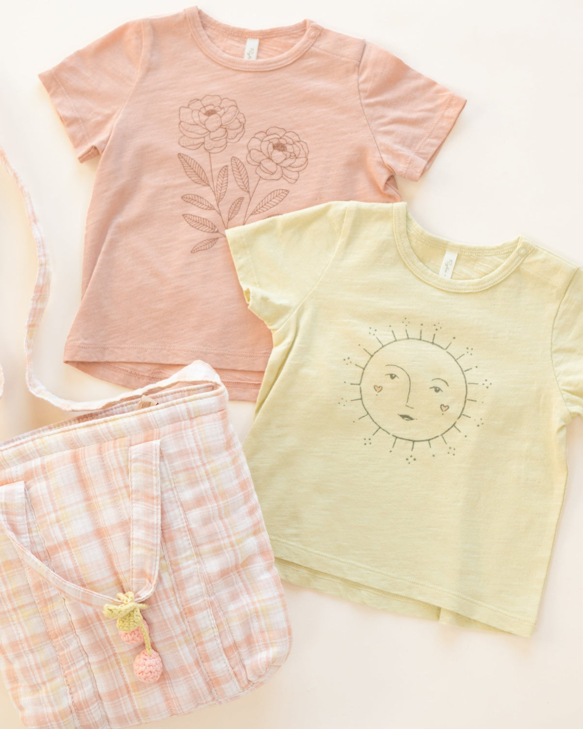 Rylee + Cru ライリーアンドクルー ベビー服 子供服 ベーシックTシャツ　ピオニー